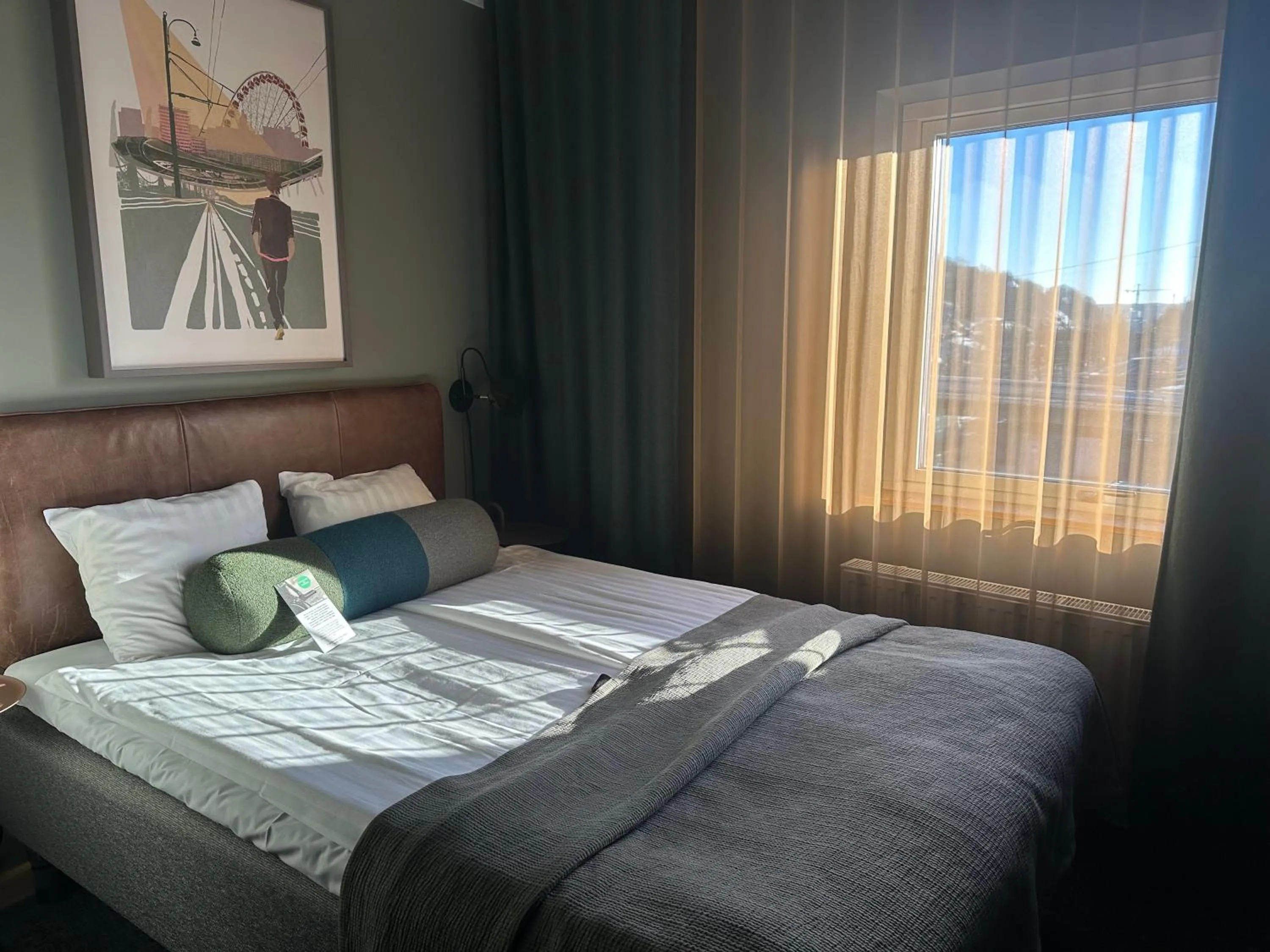 Bed in Spar Hotel Gårda