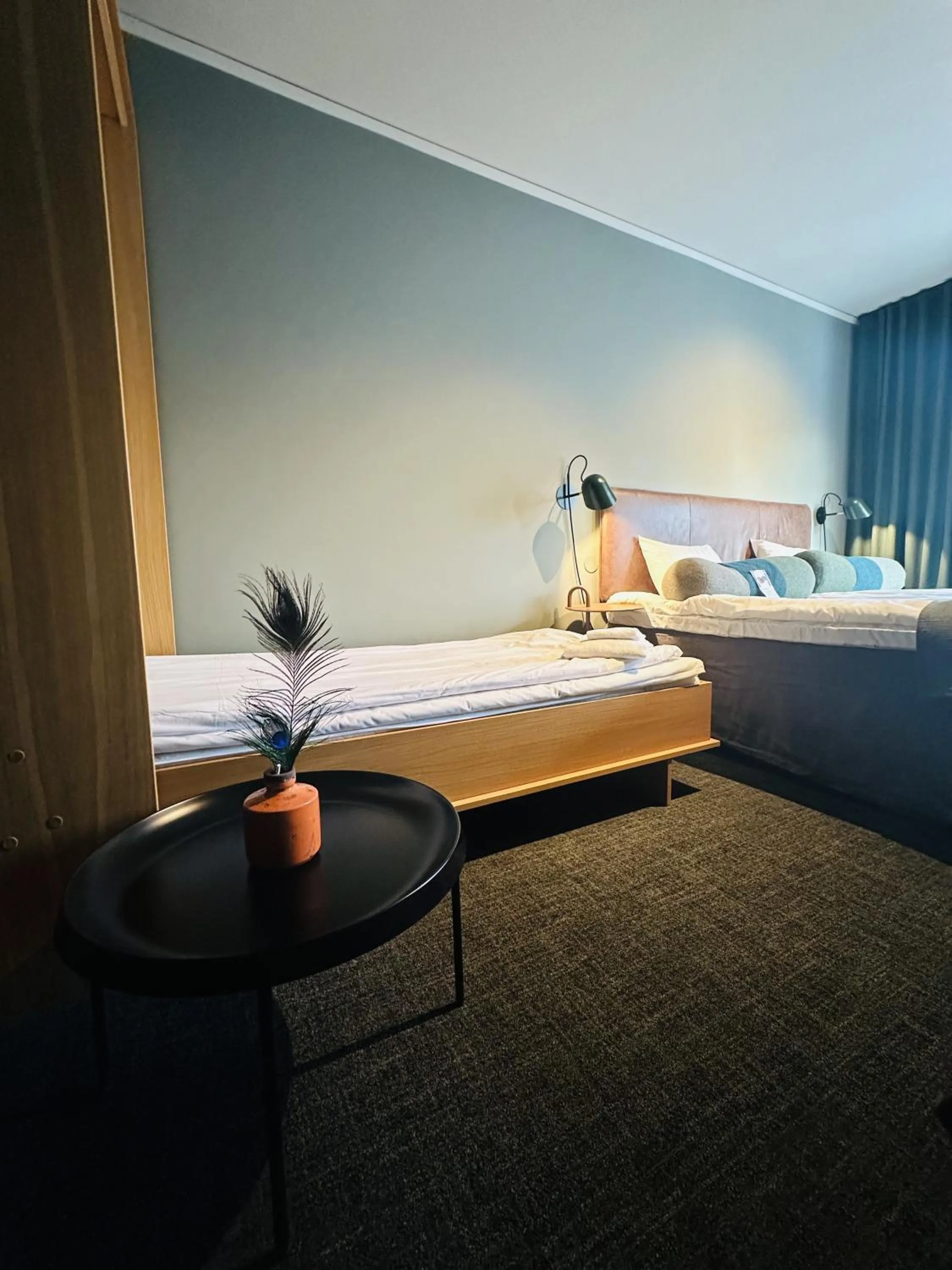 Bed in Spar Hotel Gårda