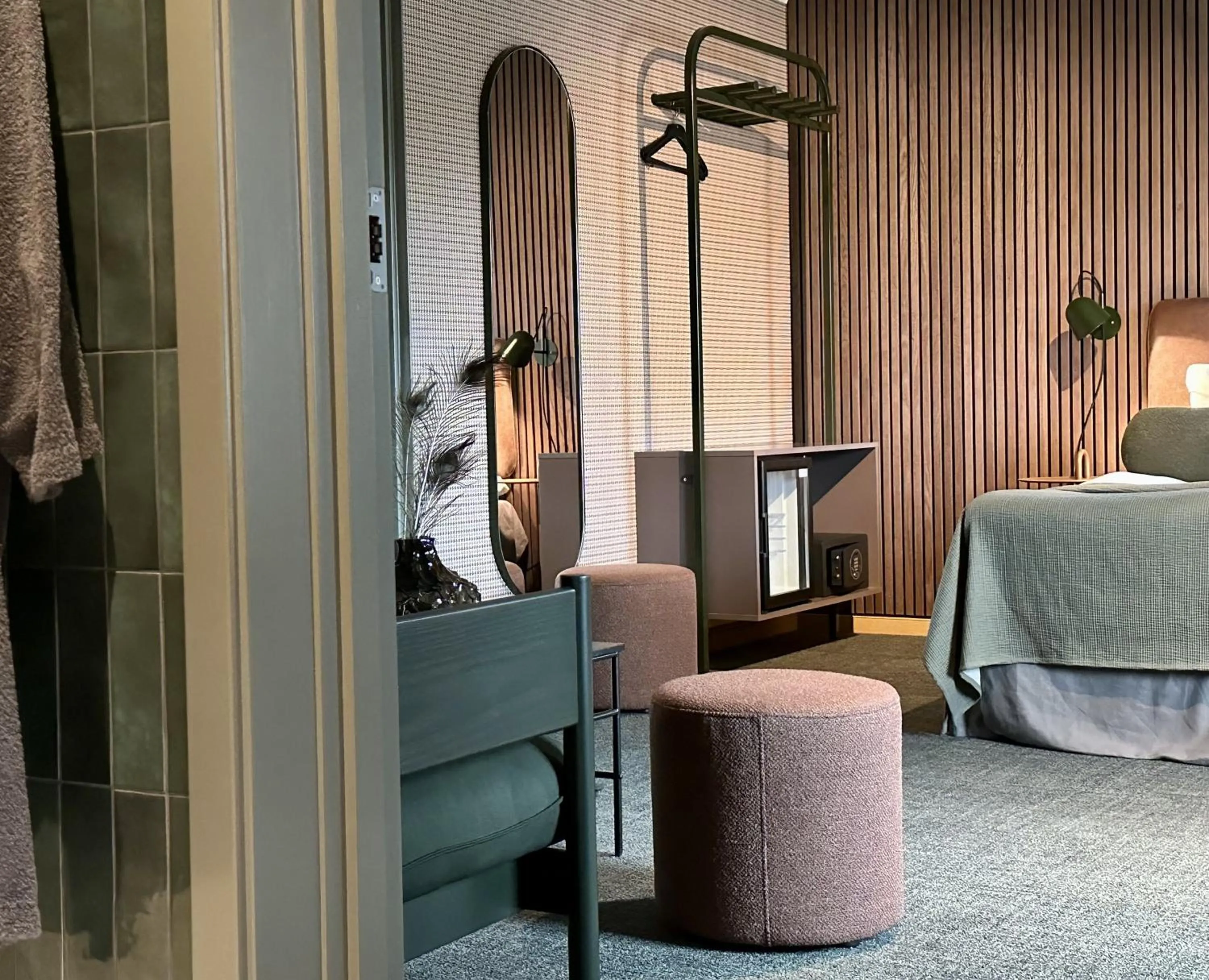 Bed in Spar Hotel Gårda