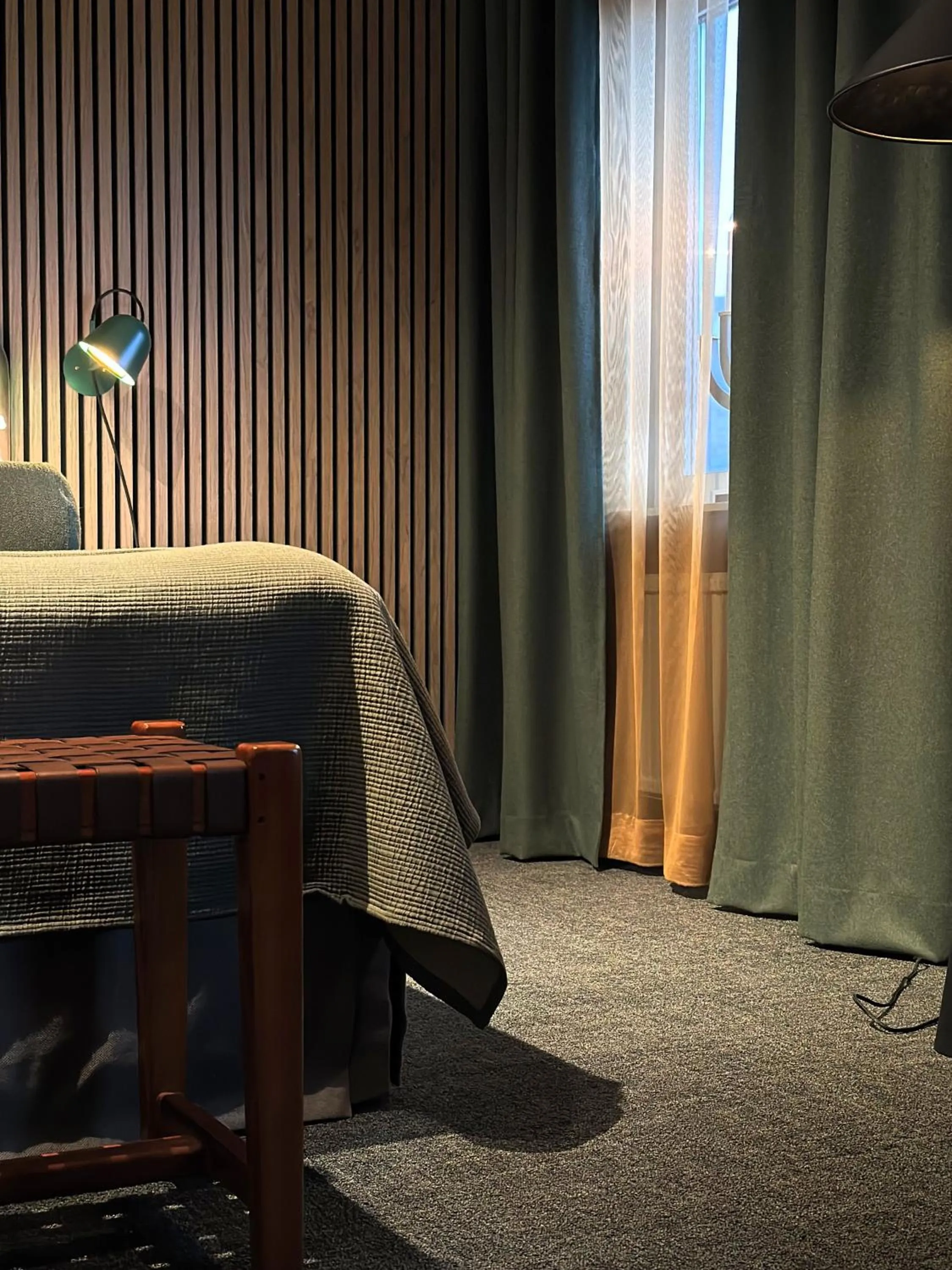 Bed in Spar Hotel Gårda