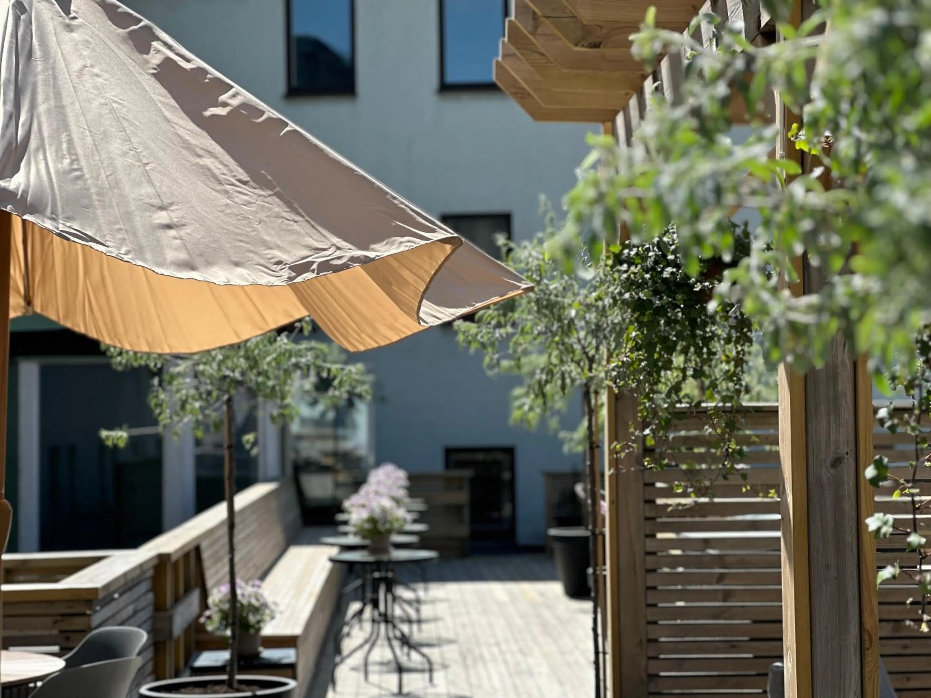 Balcony/Terrace in Spar Hotel Gårda