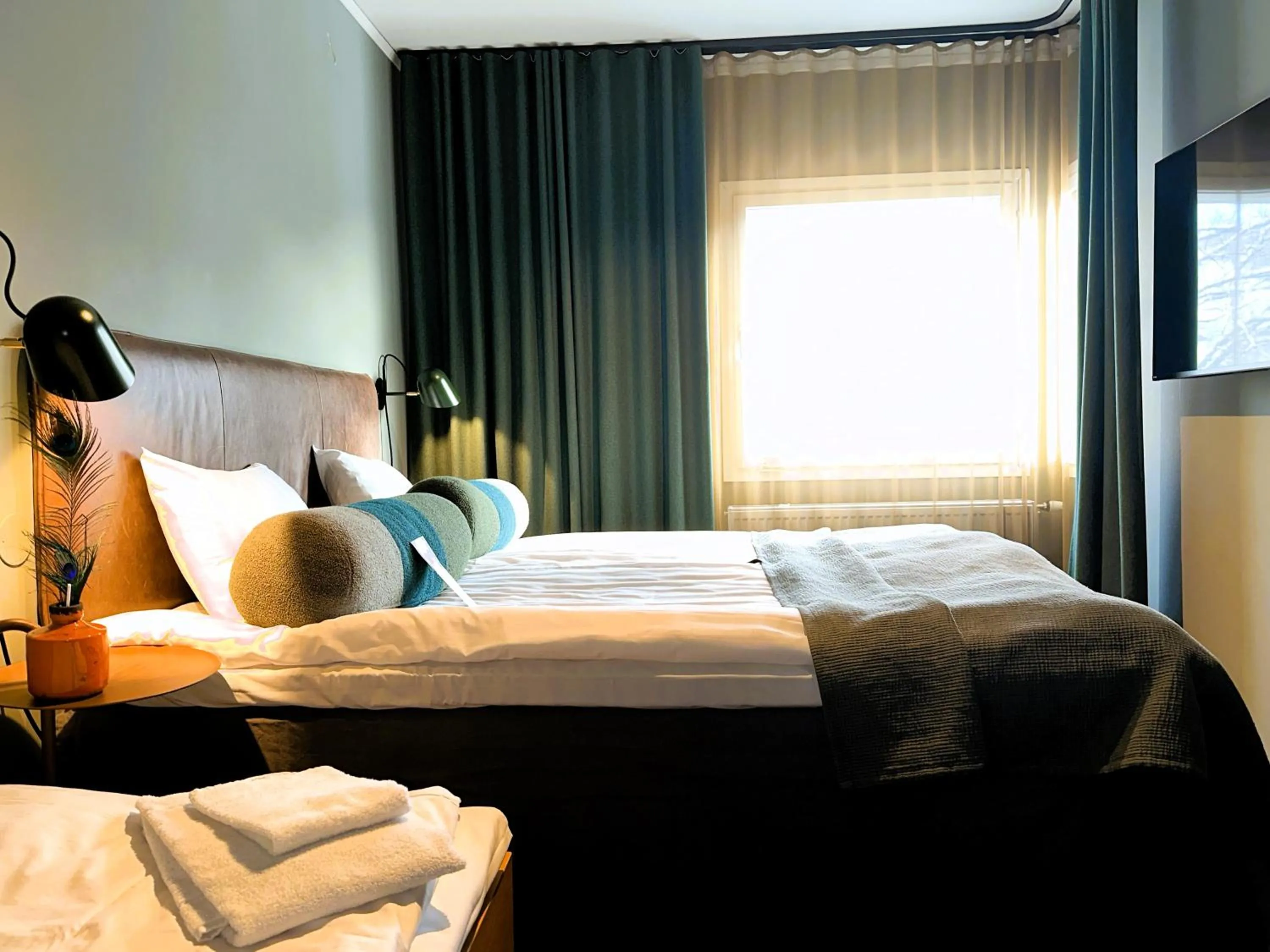 Bed in Spar Hotel Gårda