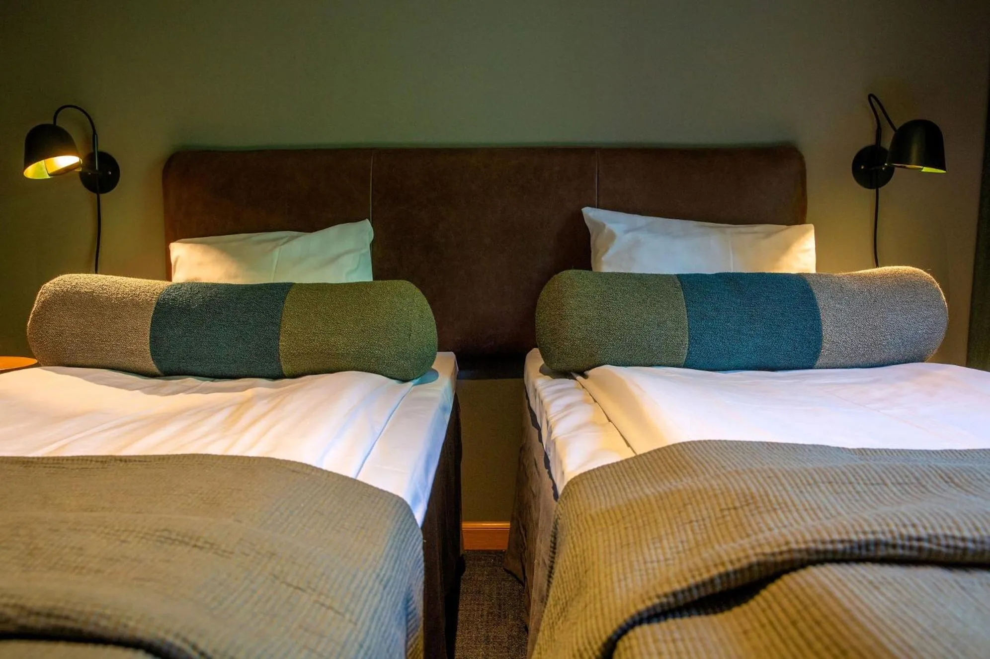 Bed in Spar Hotel Gårda