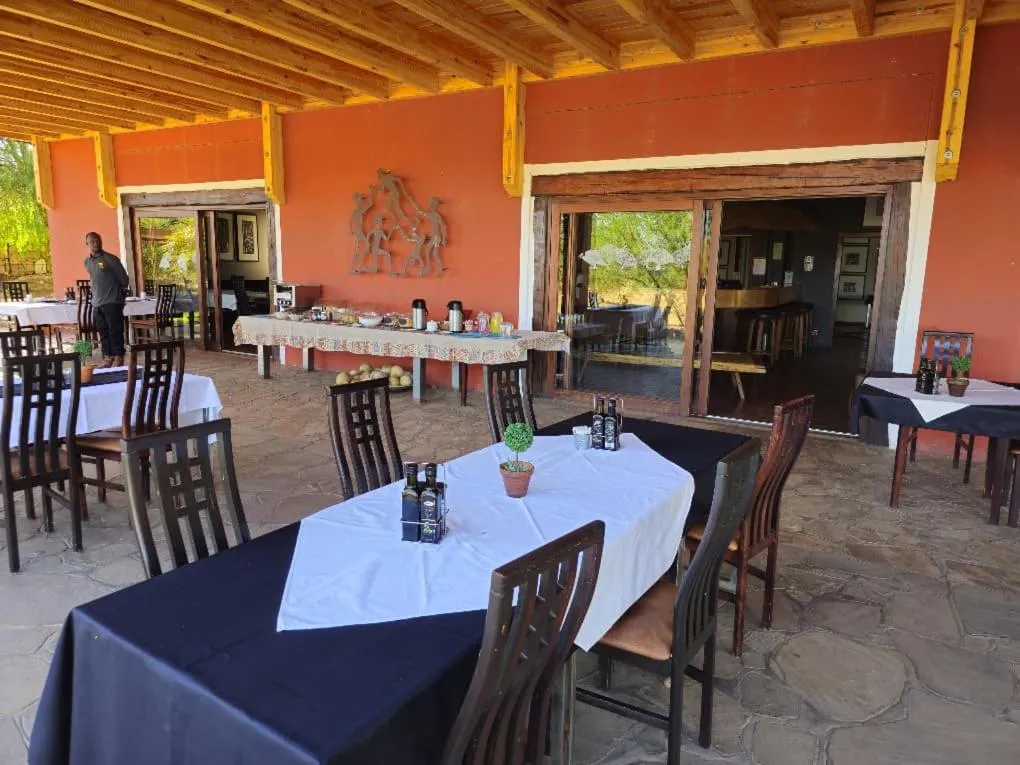 Breakfast in Auas Safari Lodge