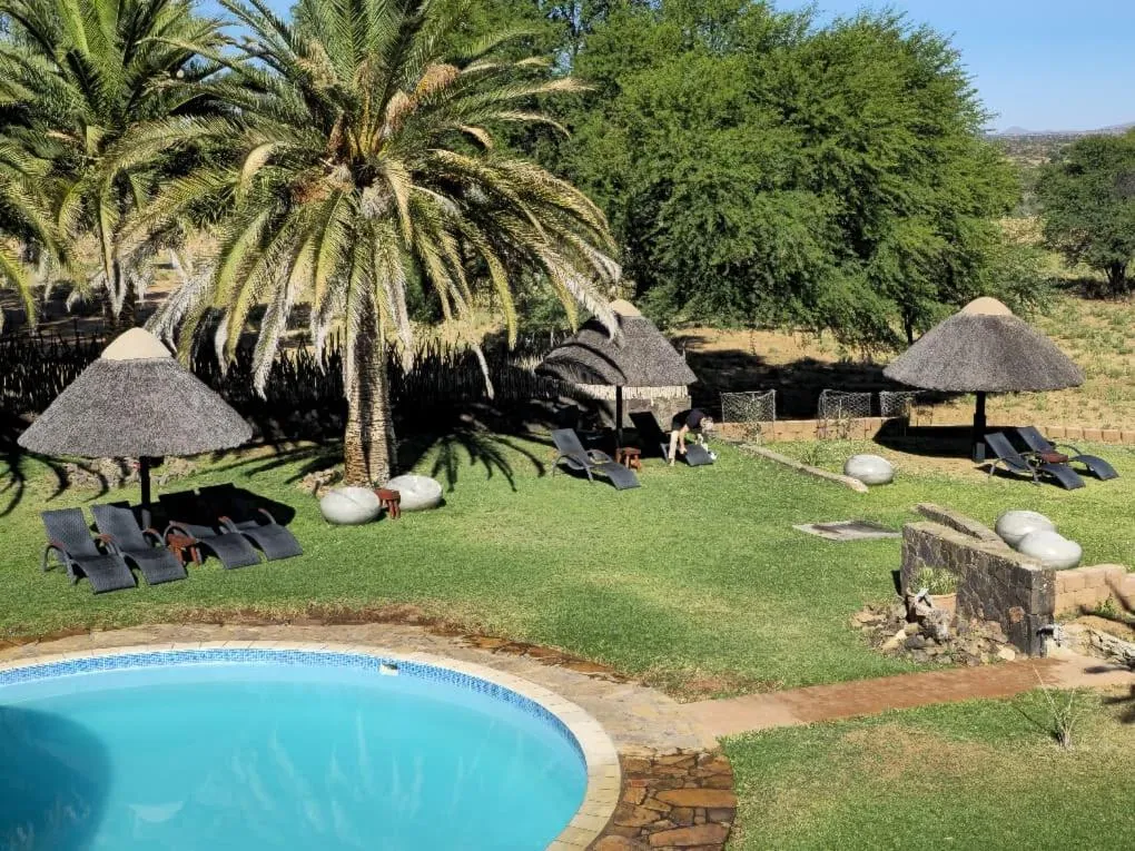 Swimming pool in Auas Safari Lodge