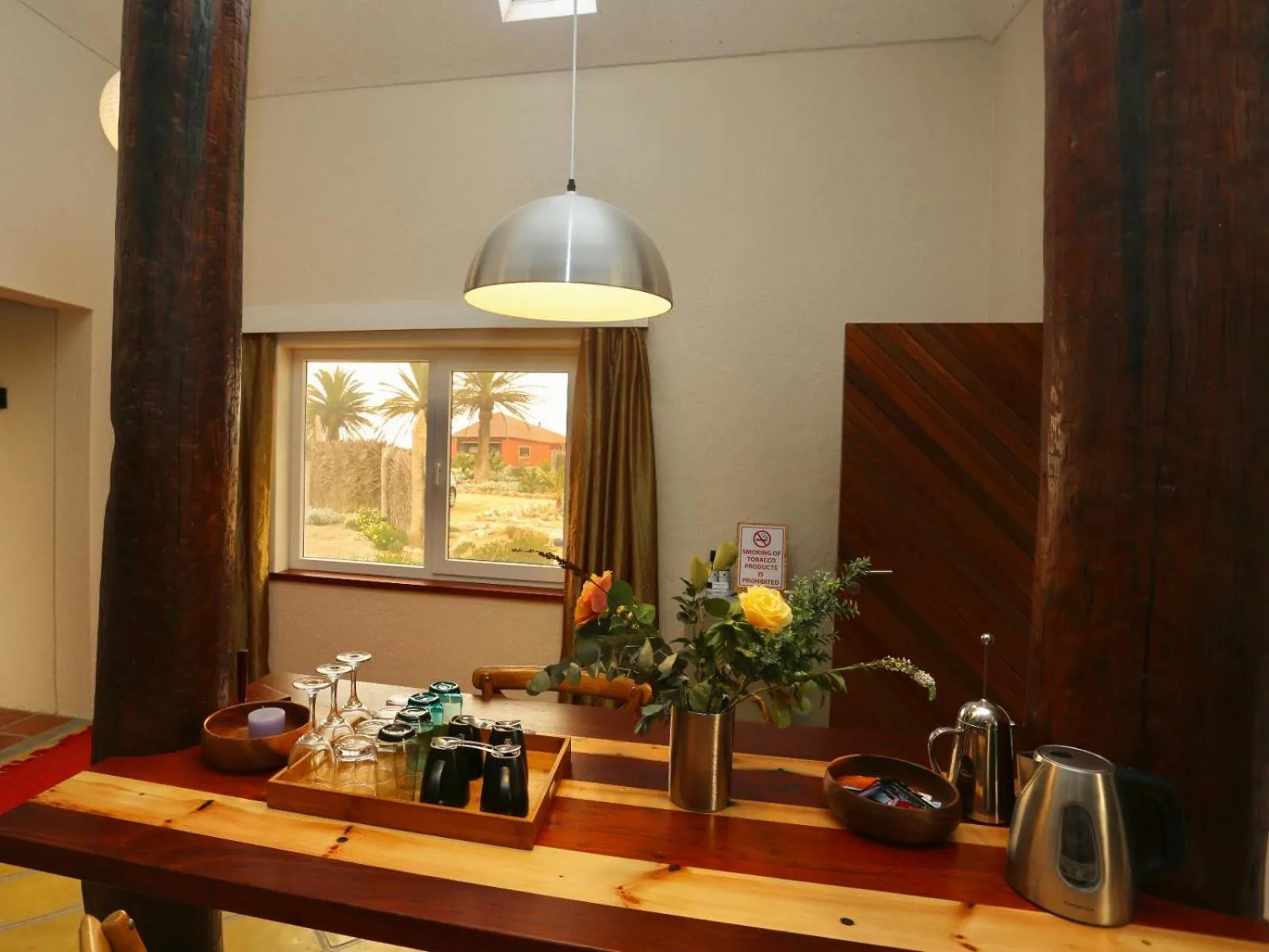 Seating area in Desert Breeze Lodge