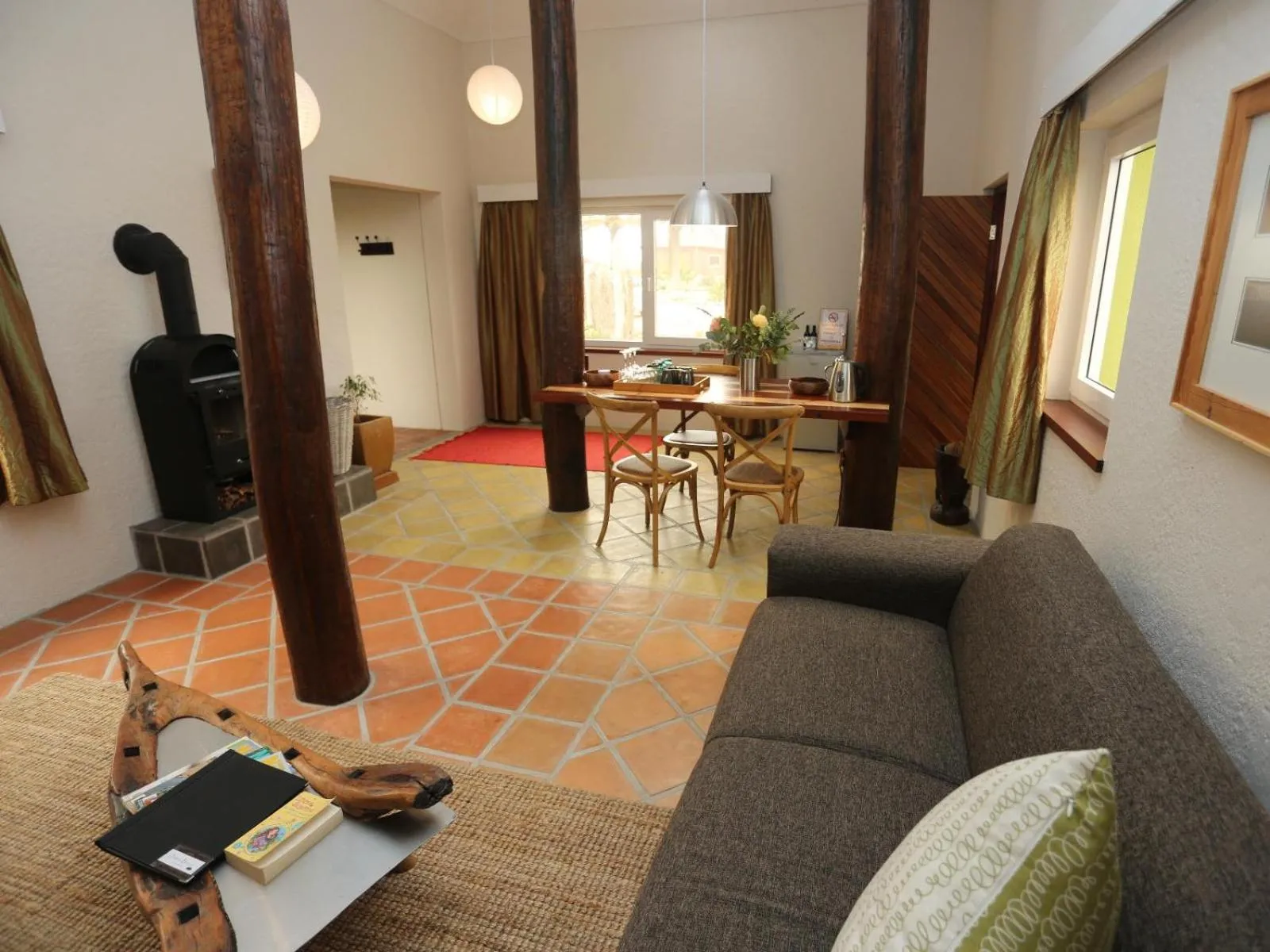 Seating area in Desert Breeze Lodge