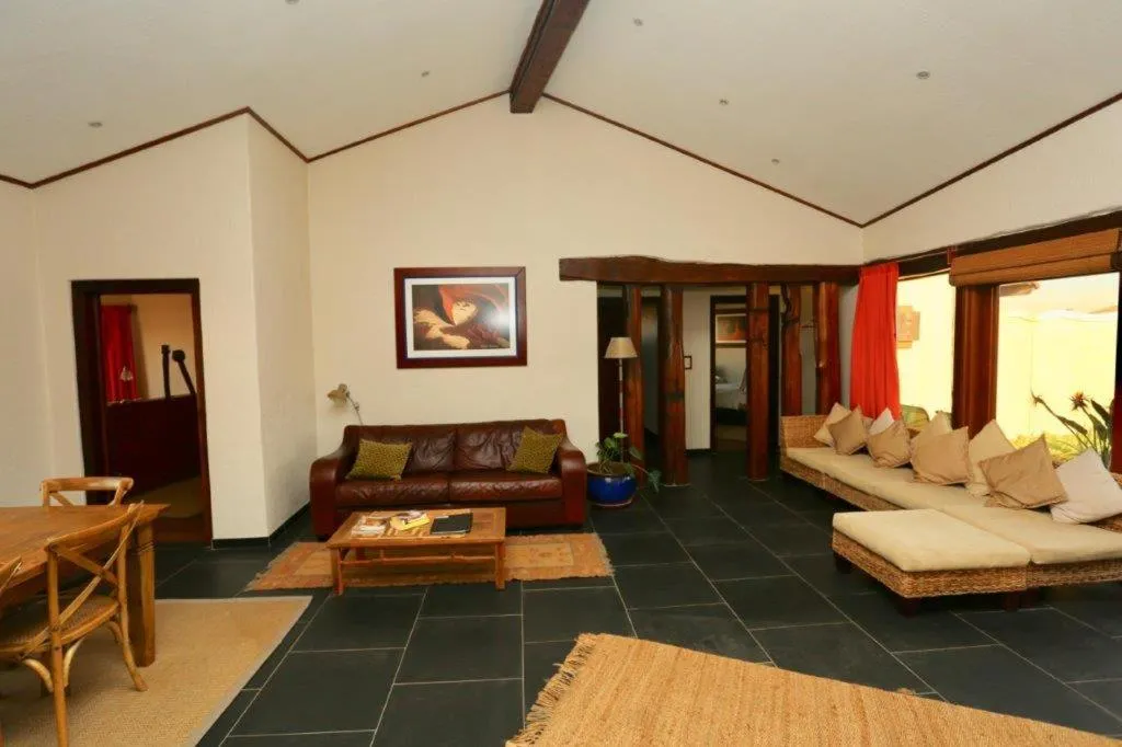 Seating area in Desert Breeze Lodge
