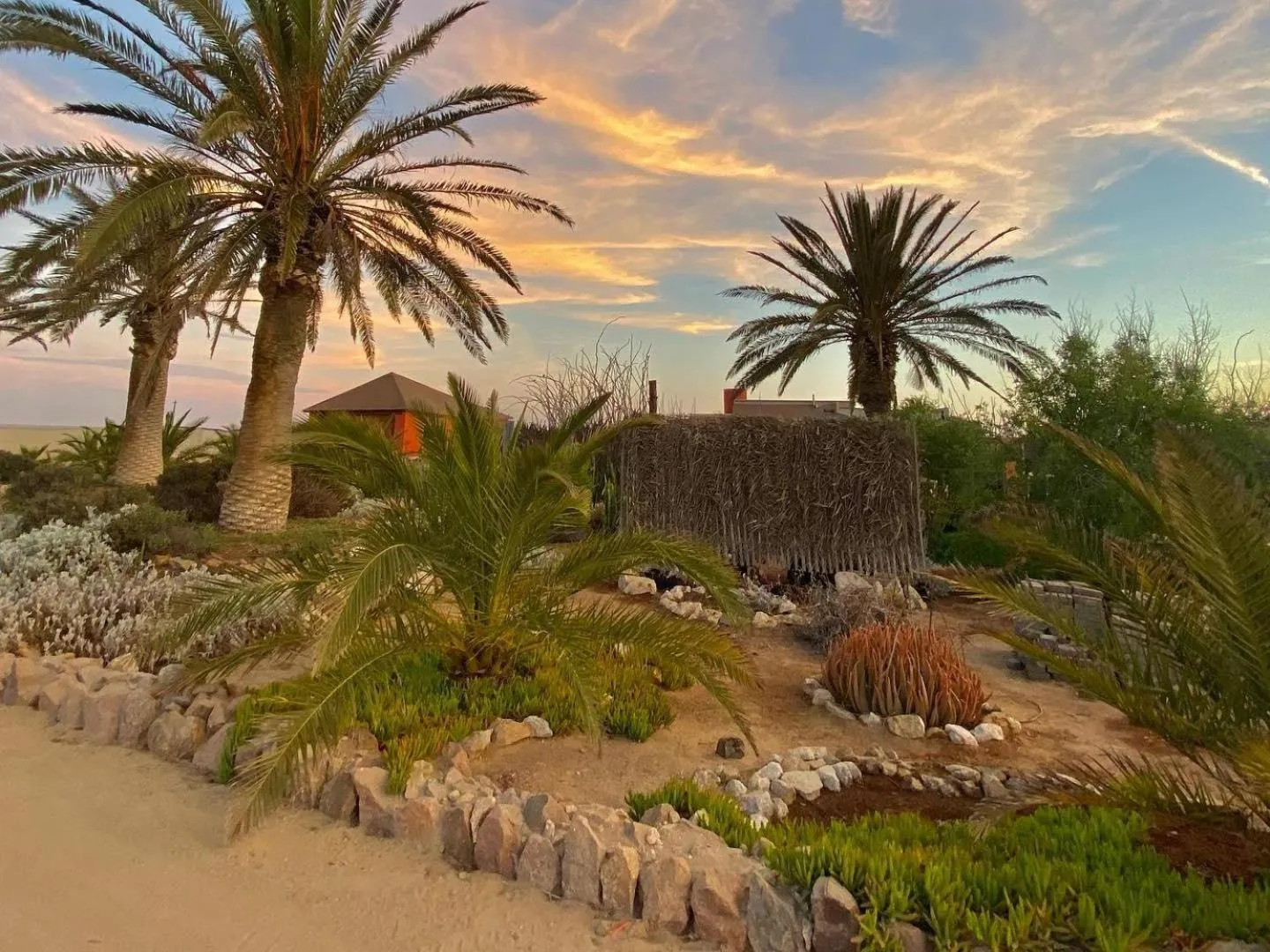 Garden in Desert Breeze Lodge