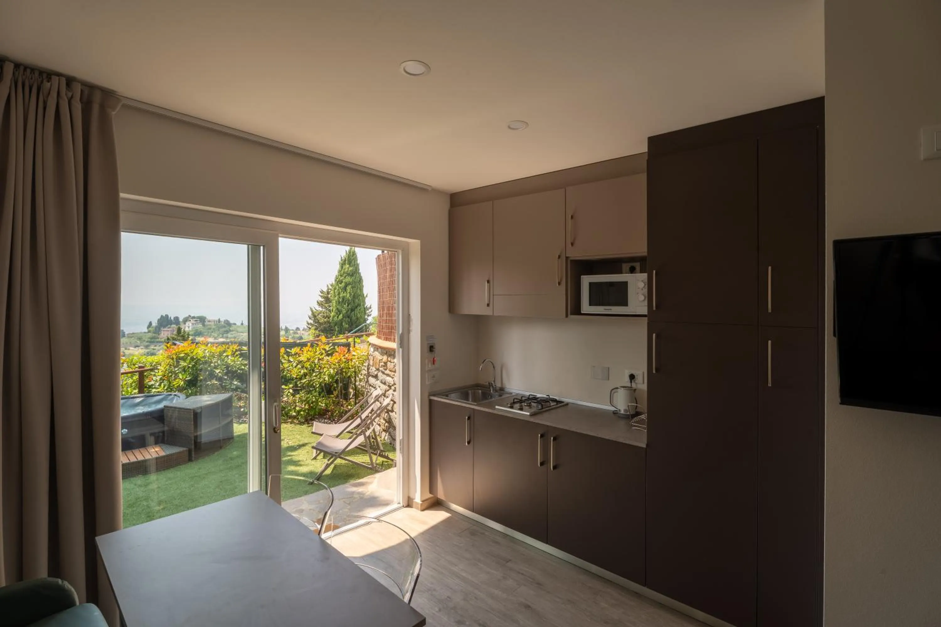 Kitchen or kitchenette in Camping Village Panoramico Fiesole