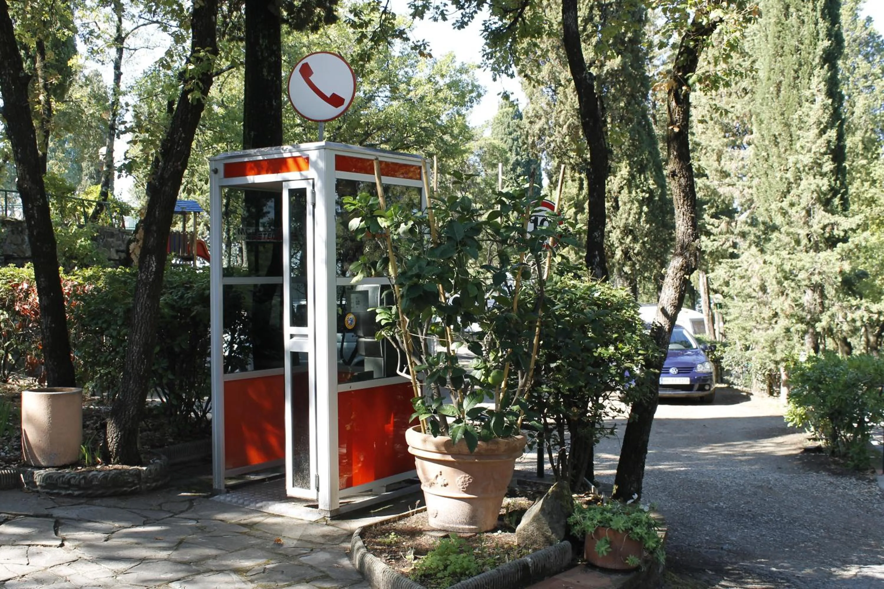 Living room in Camping Village Panoramico Fiesole