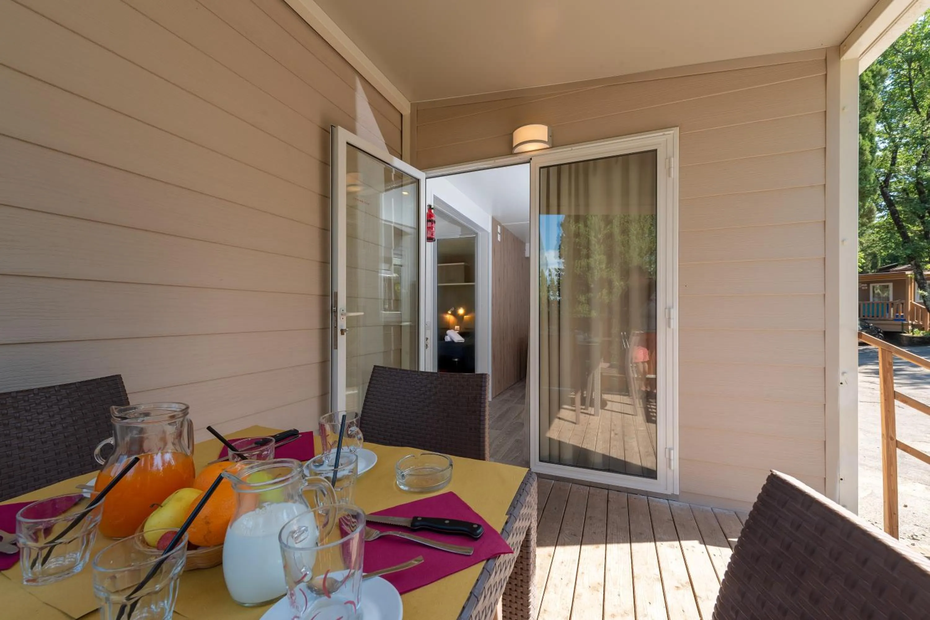 Patio in Camping Village Panoramico Fiesole