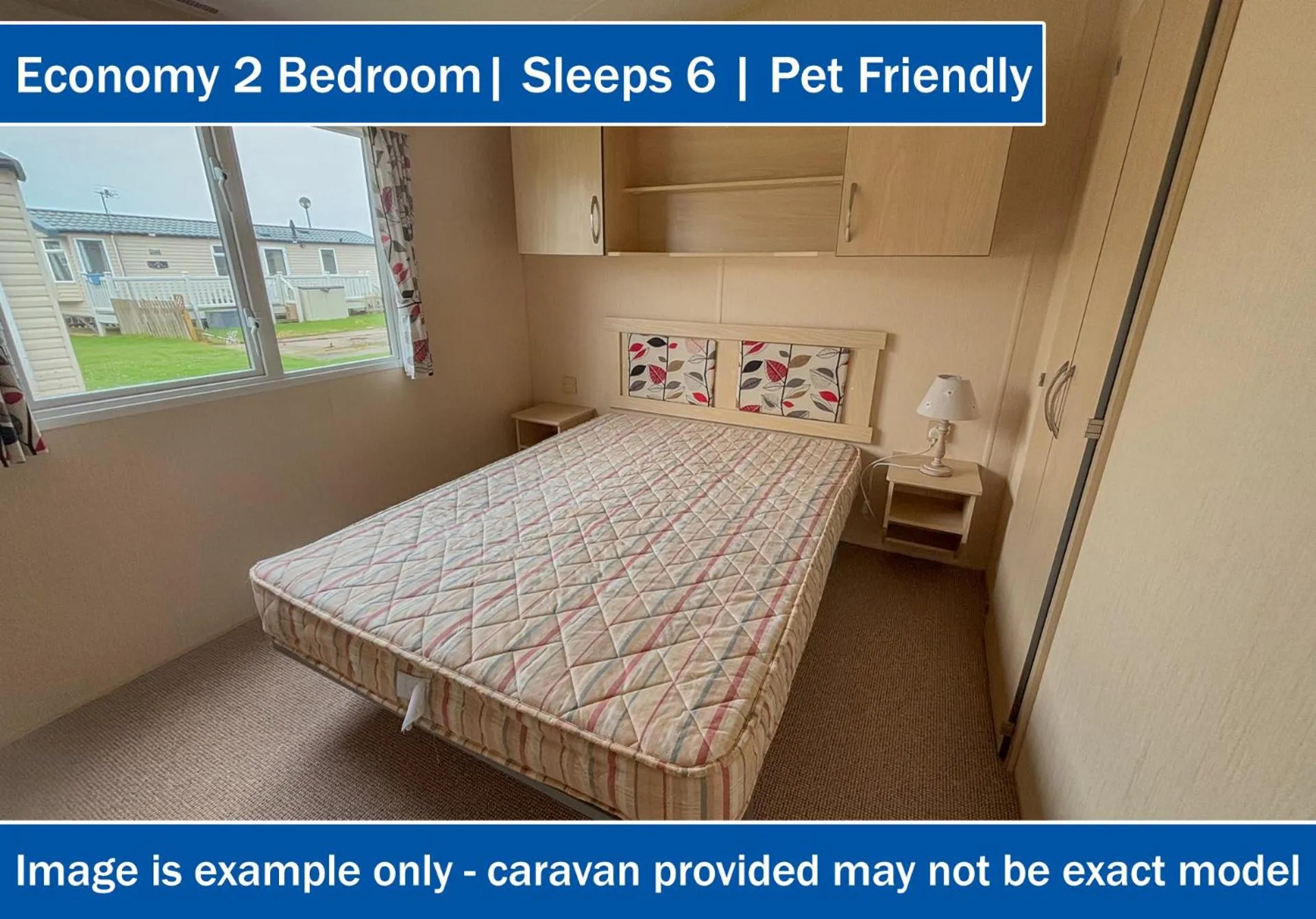 Bed in Crows Nest Caravan Park