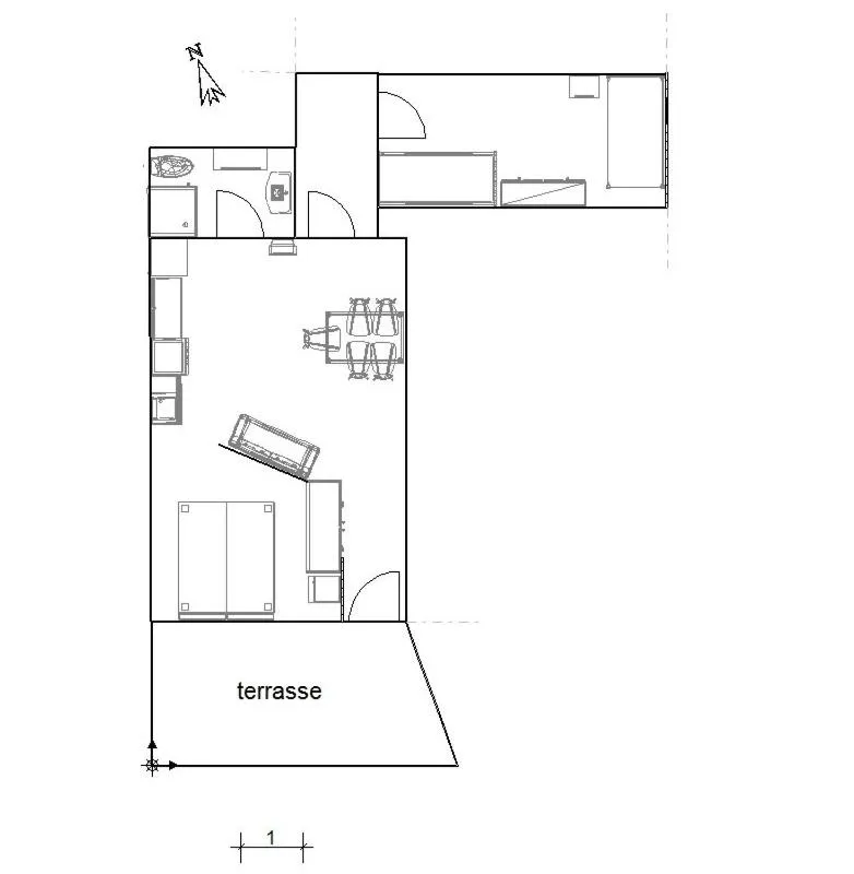 Photo of the whole room in Le Claux des Hespérides
