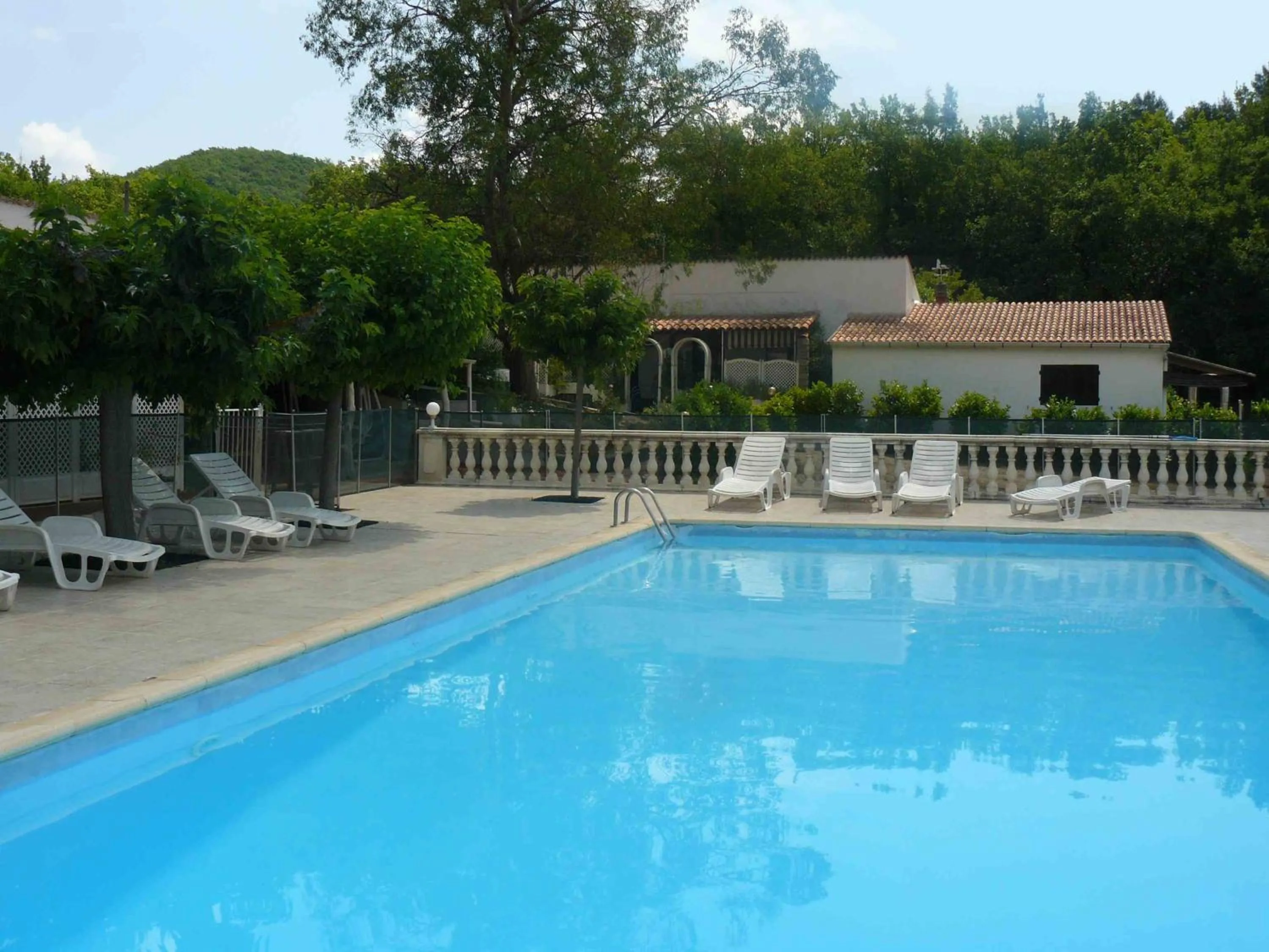 Children play ground in Le Claux des Hespérides