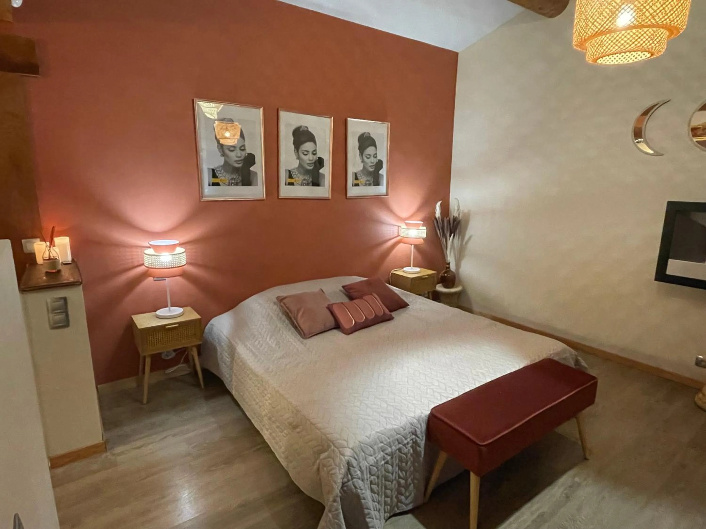 Bed in La Gourmandine