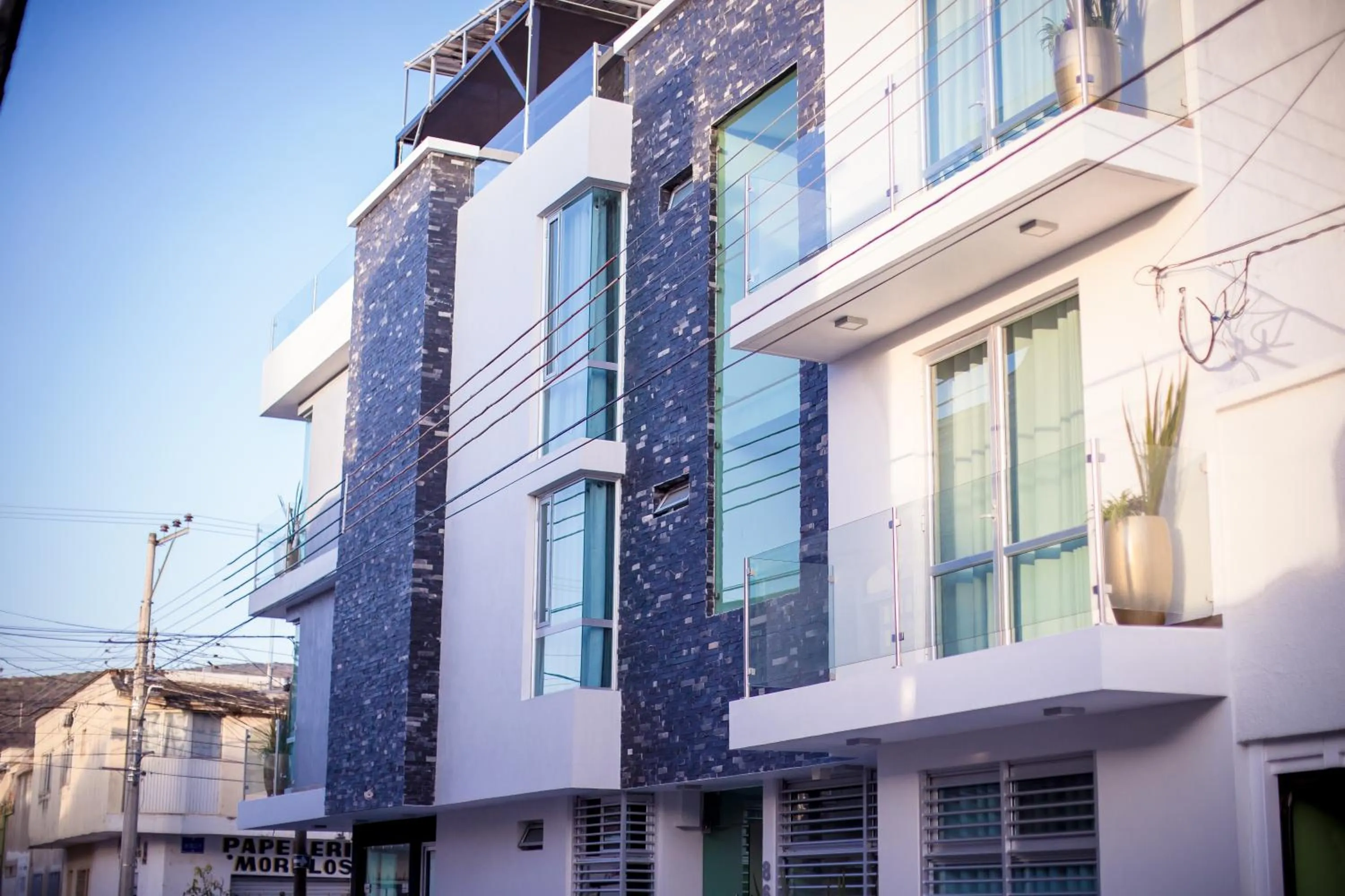 Quiet street view in Hotel Corral Grande