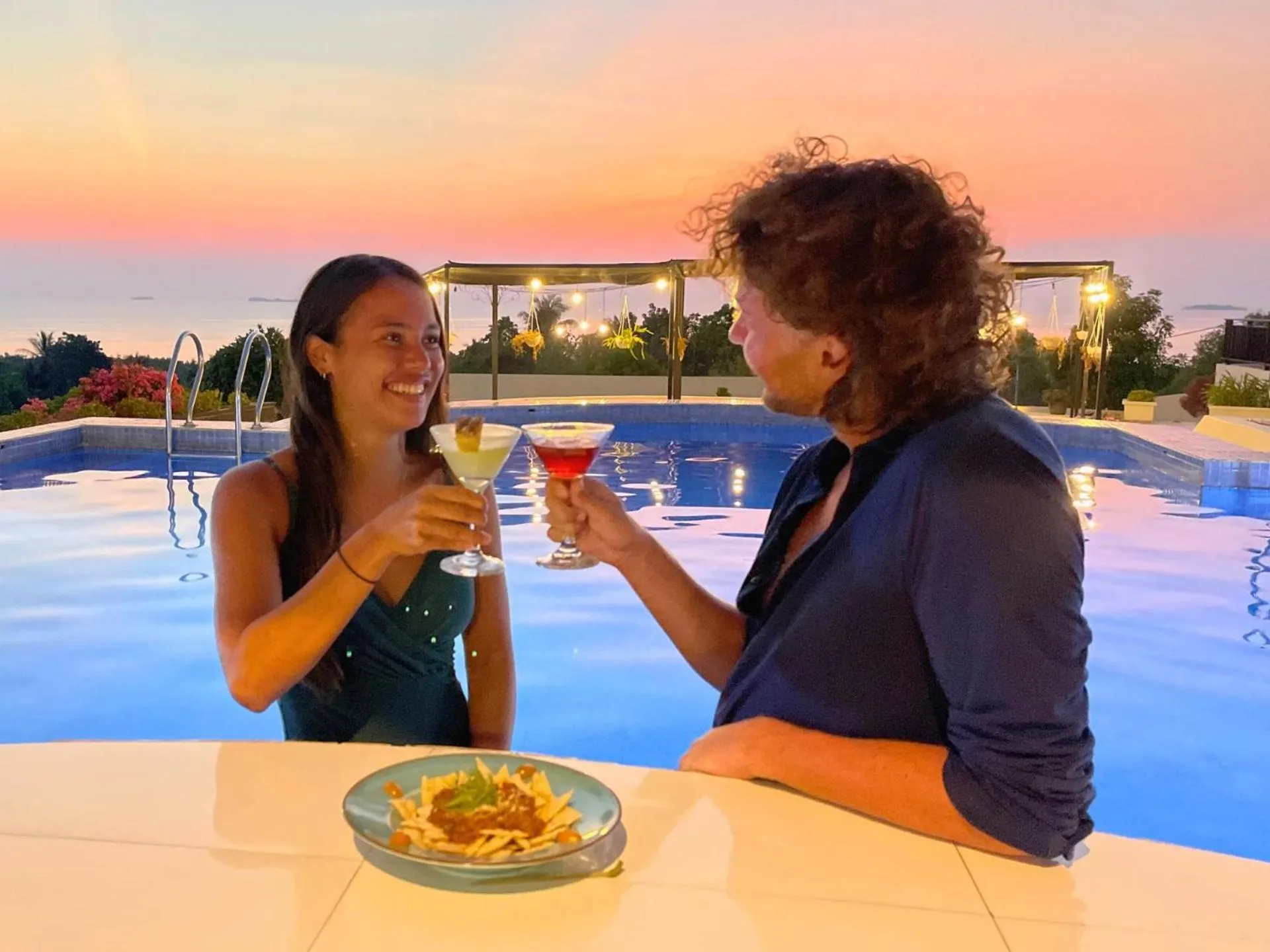 Food and drinks in The Happinezz Hills Hotel