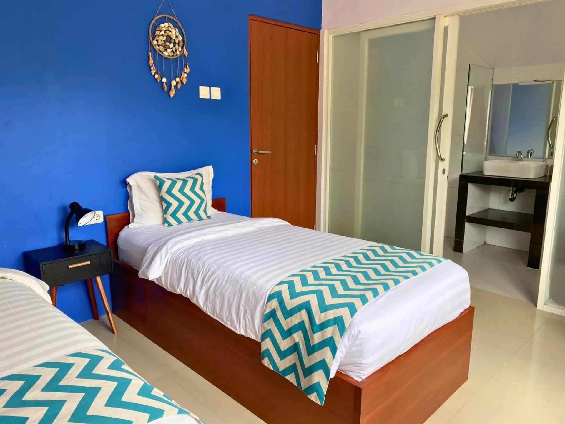 Bathroom, Bed in The Happinezz Hills Hotel