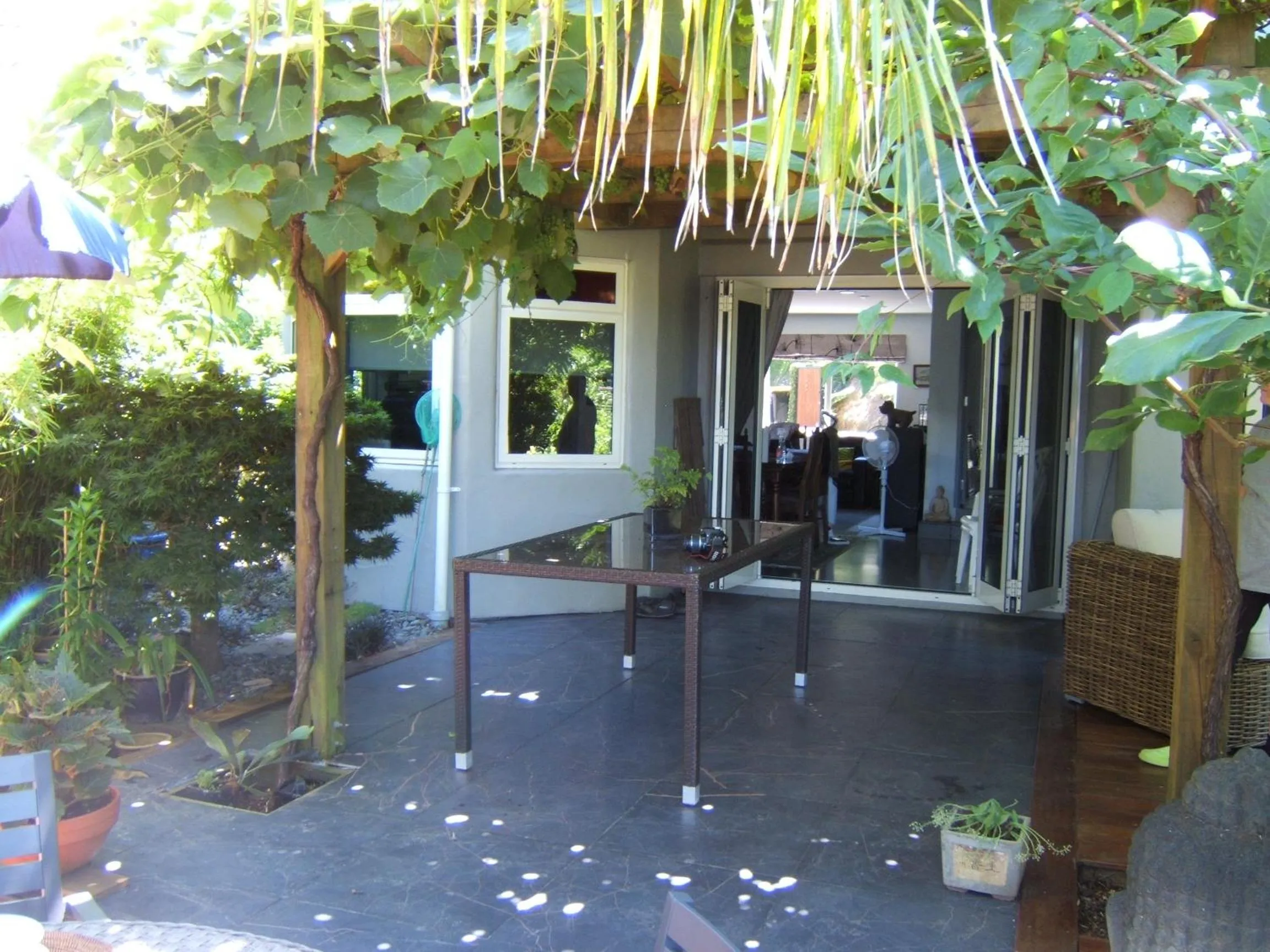 Patio in The Beach House Bed and Breakfast