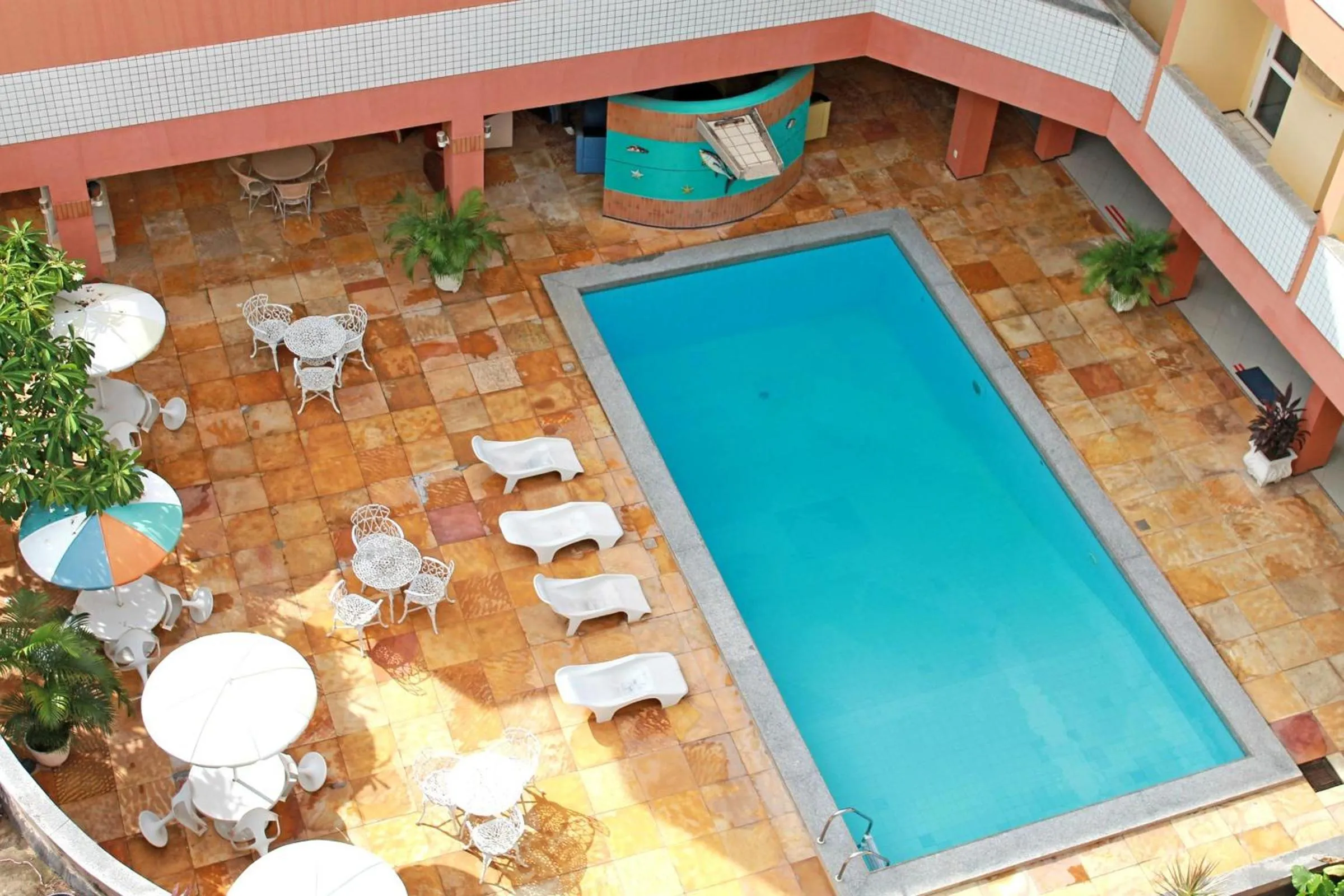 Pool view in Hotel Praia Ponta d'Areia