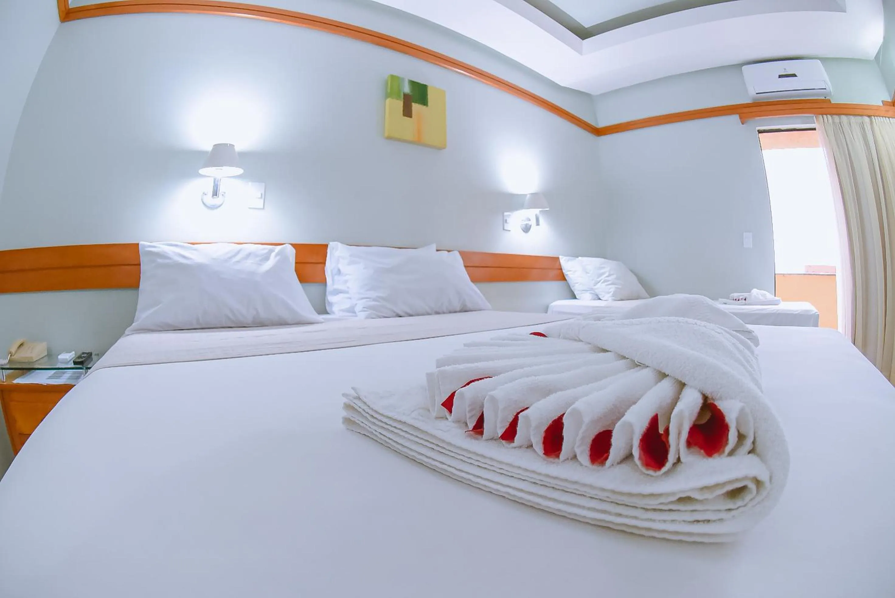 Bed in Hotel Praia Ponta d'Areia