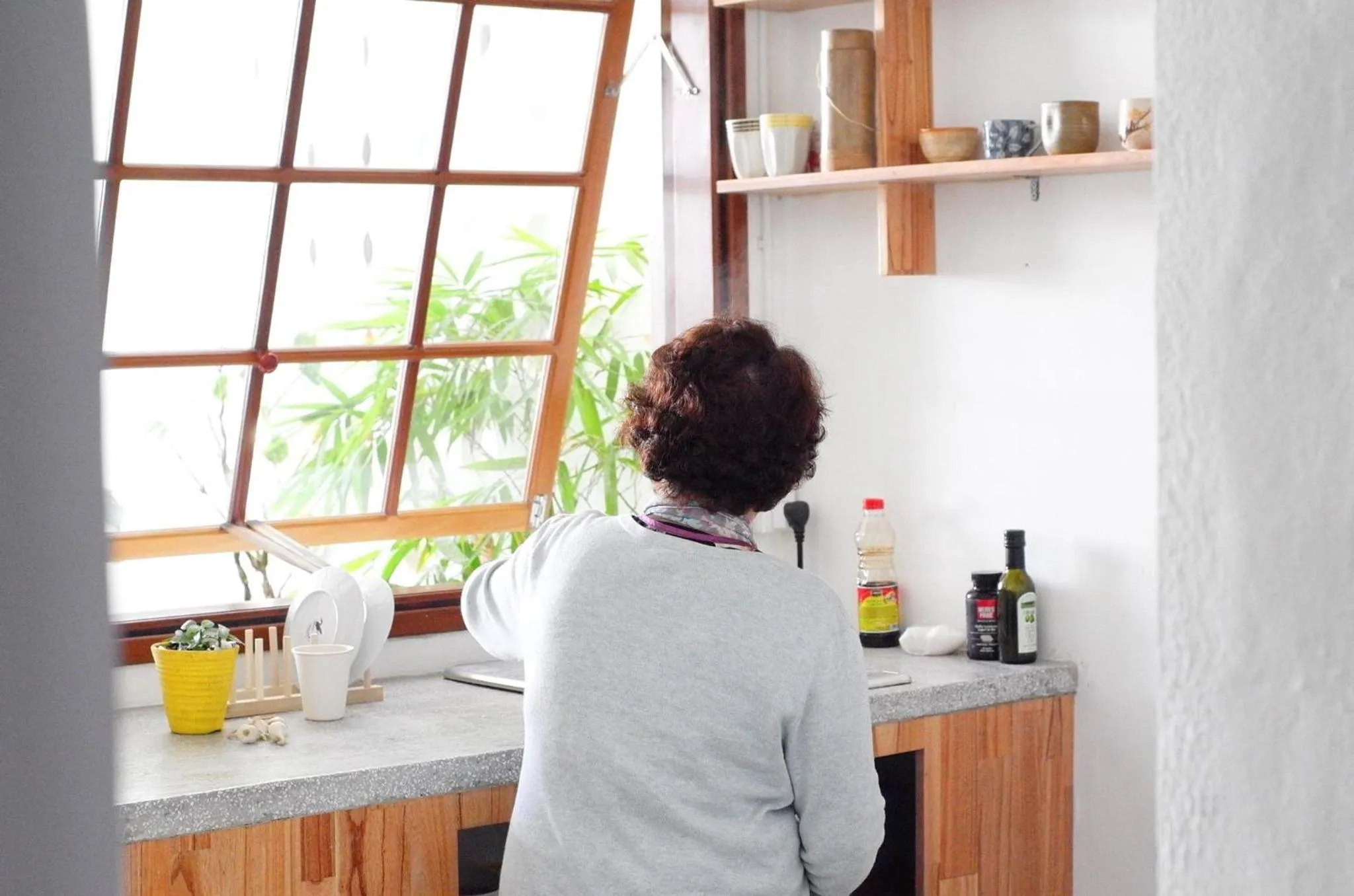 Kitchen or kitchenette in a-mâze house