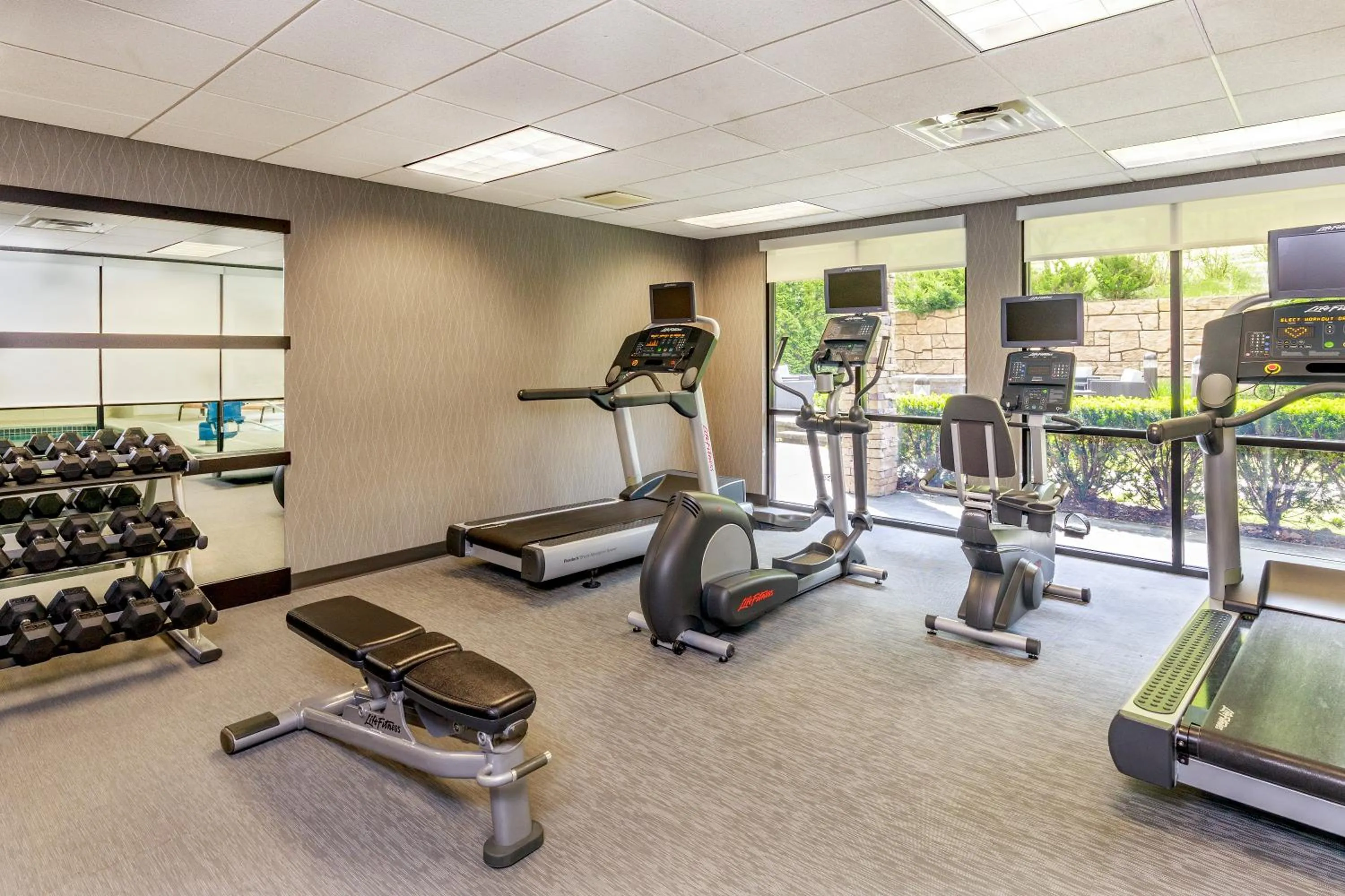 Fitness centre/facilities in Courtyard by Marriott Oneonta