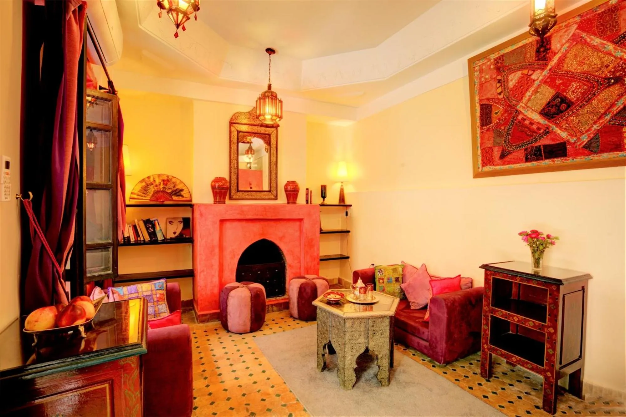 Seating area in Riad Dar El Souk