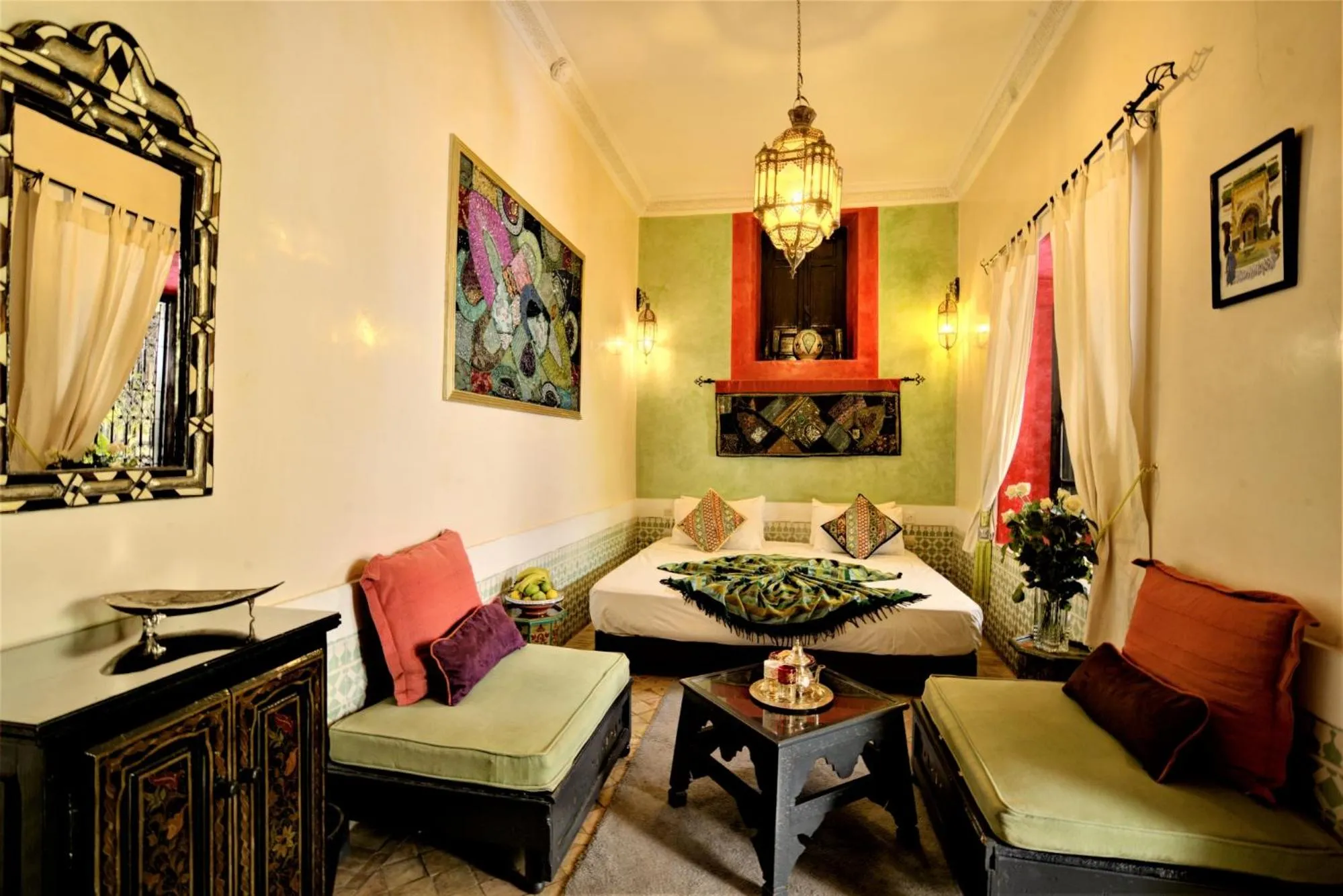 Bed in Riad Dar El Souk