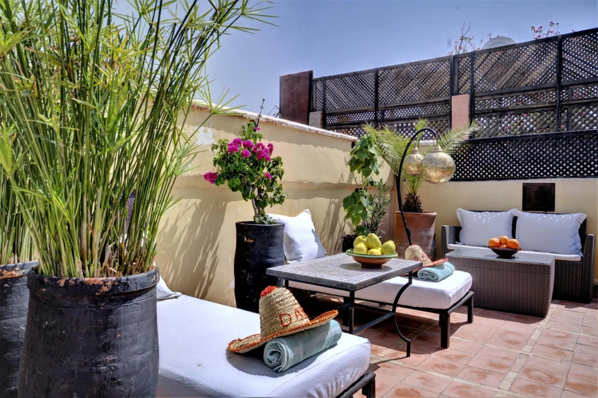 Balcony/Terrace in Riad Dar El Souk