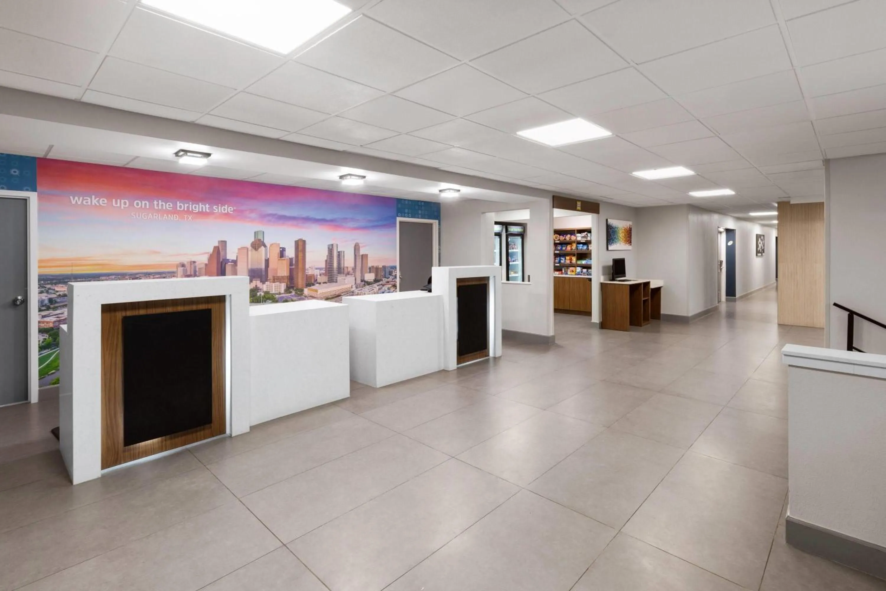 Lobby or reception in La Quinta by Wyndham Houston Stafford Sugarland