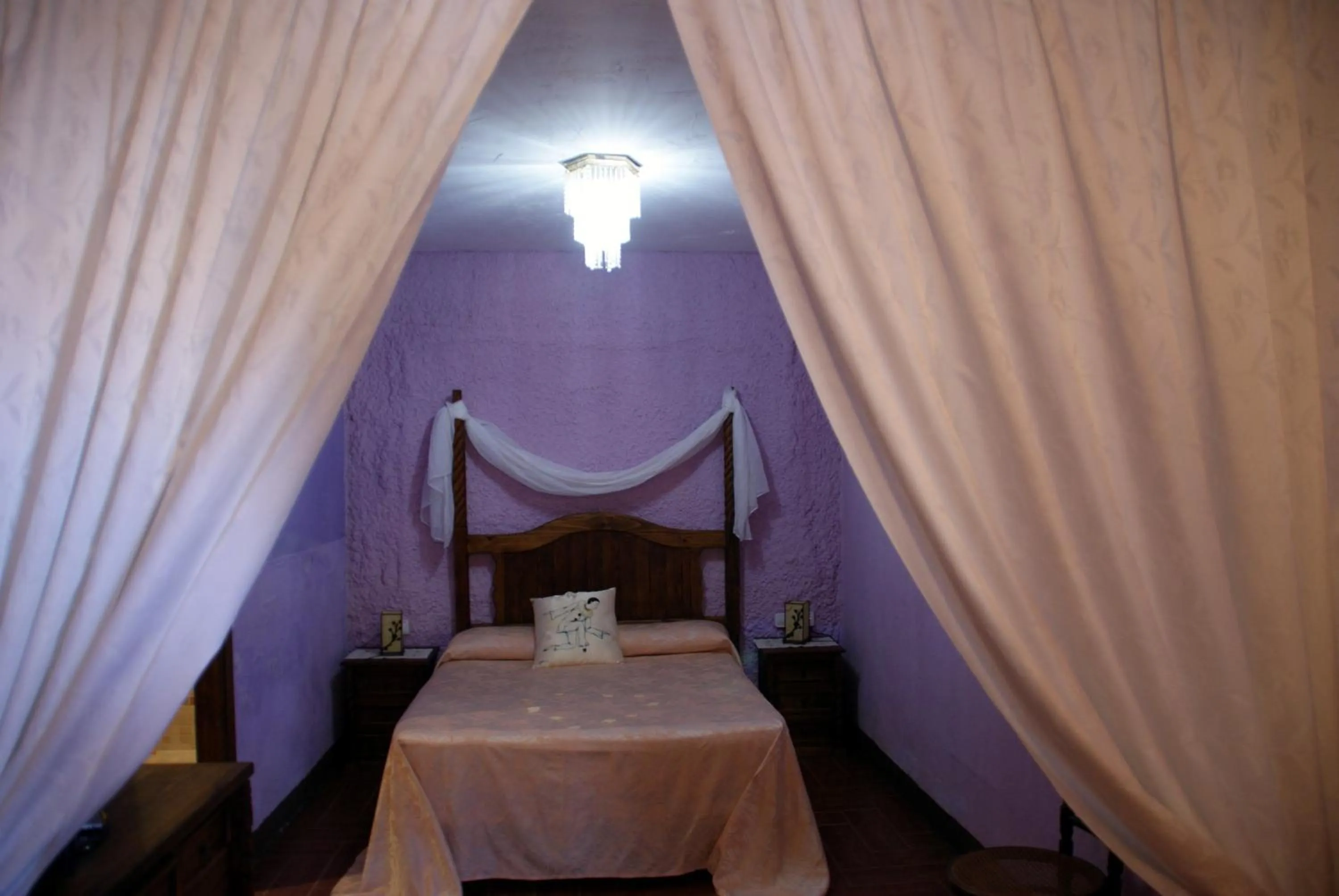 Bed in Hotel Palacio Guzmanes
