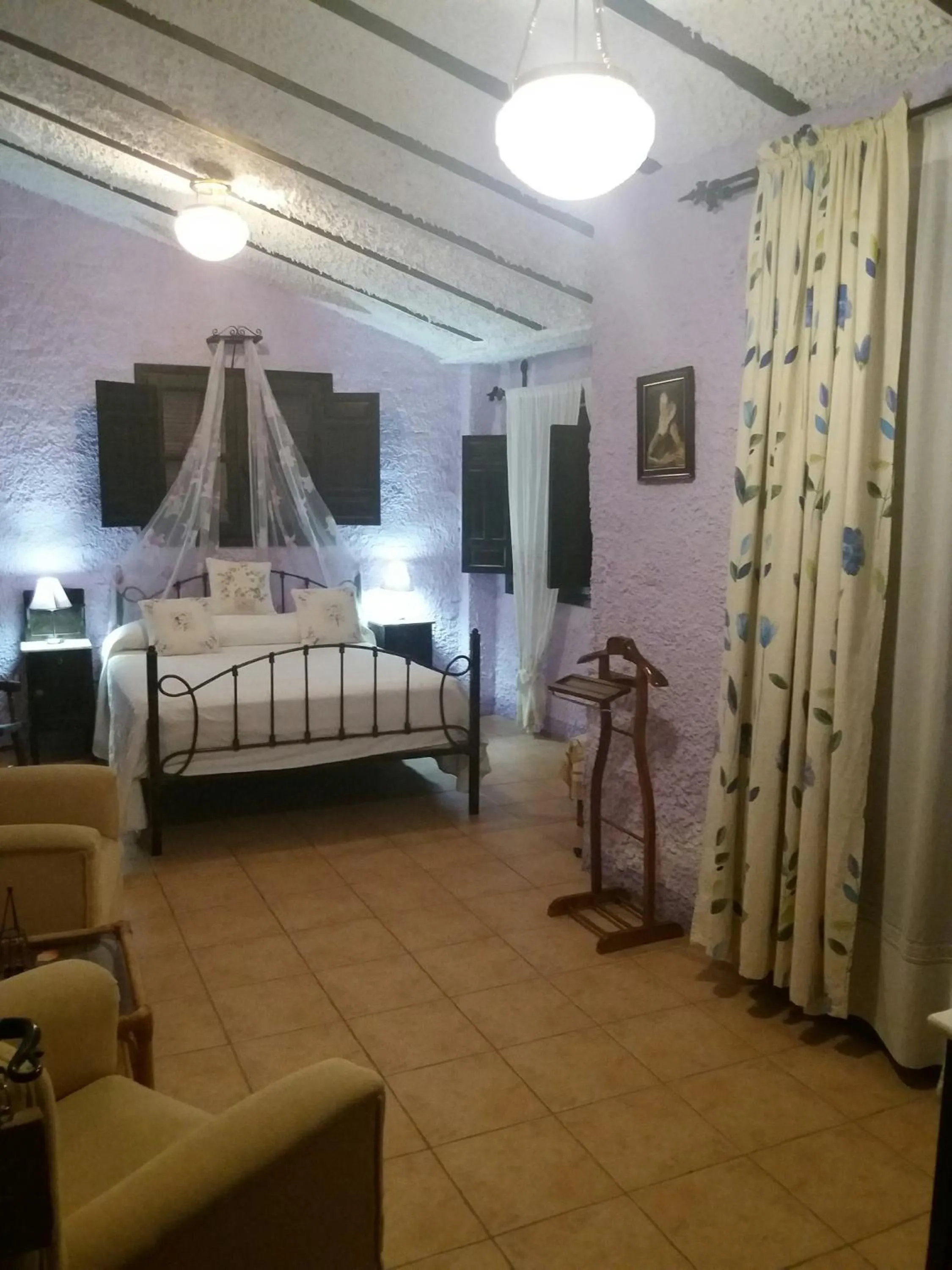 Bed in Hotel Palacio Guzmanes