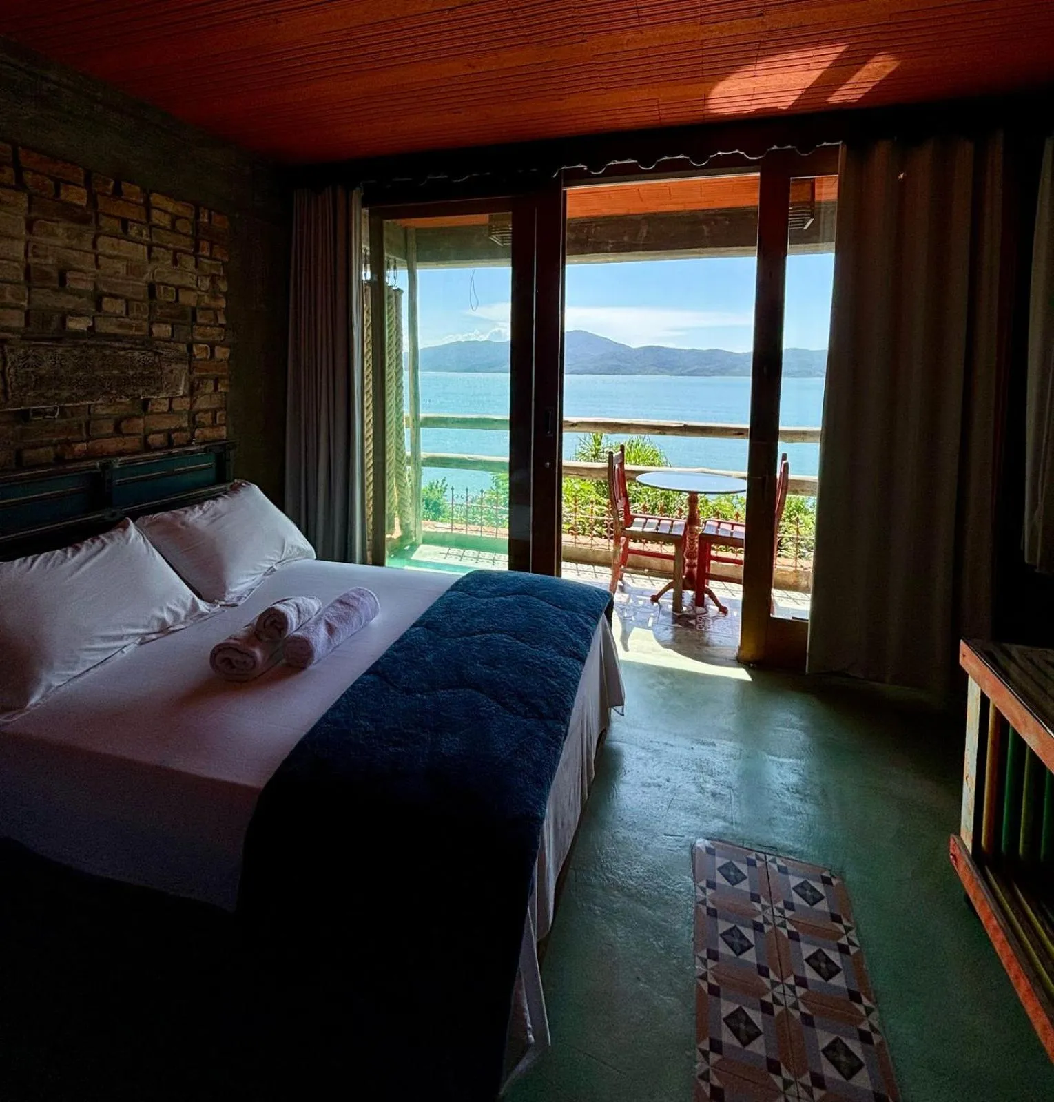 Bed in Tainha da Praia Aparthotel