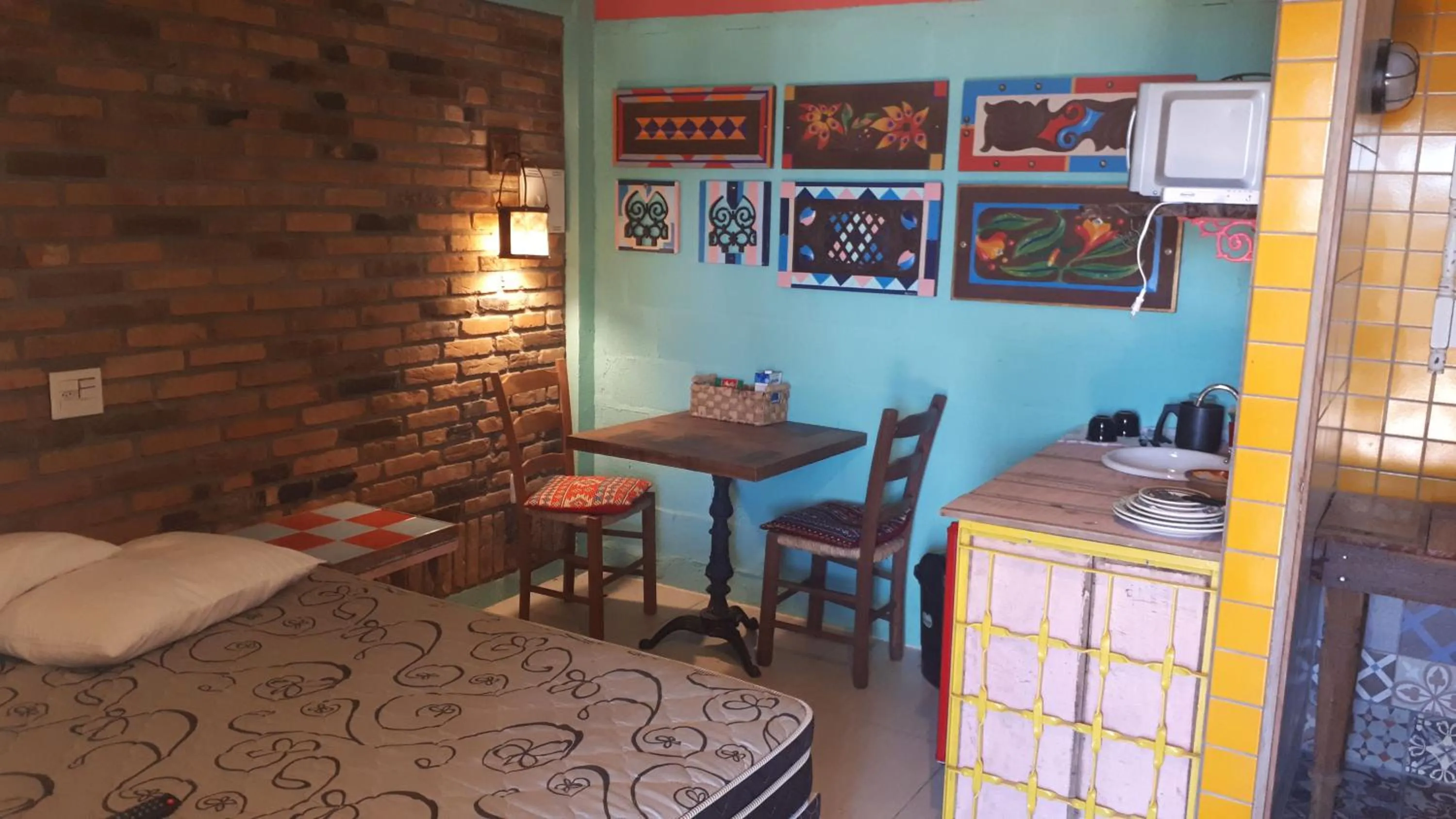 Bed in Tainha da Praia Aparthotel