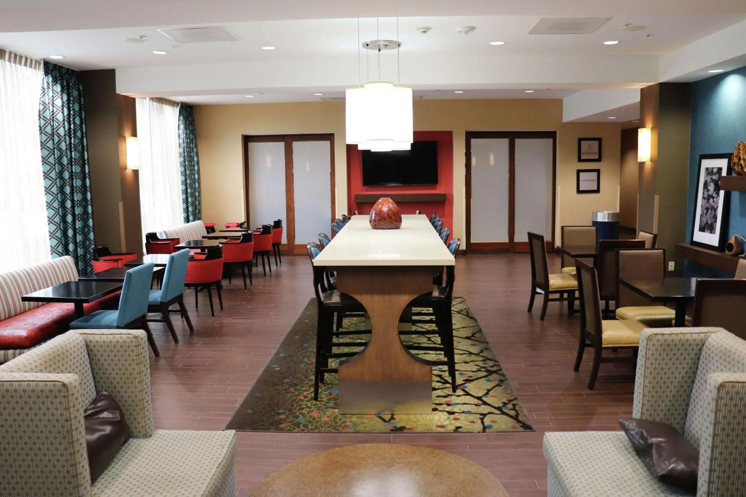 Lobby or reception in Hampton Inn Austin Oak Hill