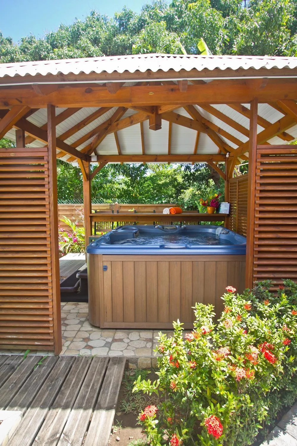 Hot Tub in Résidence SIMONA