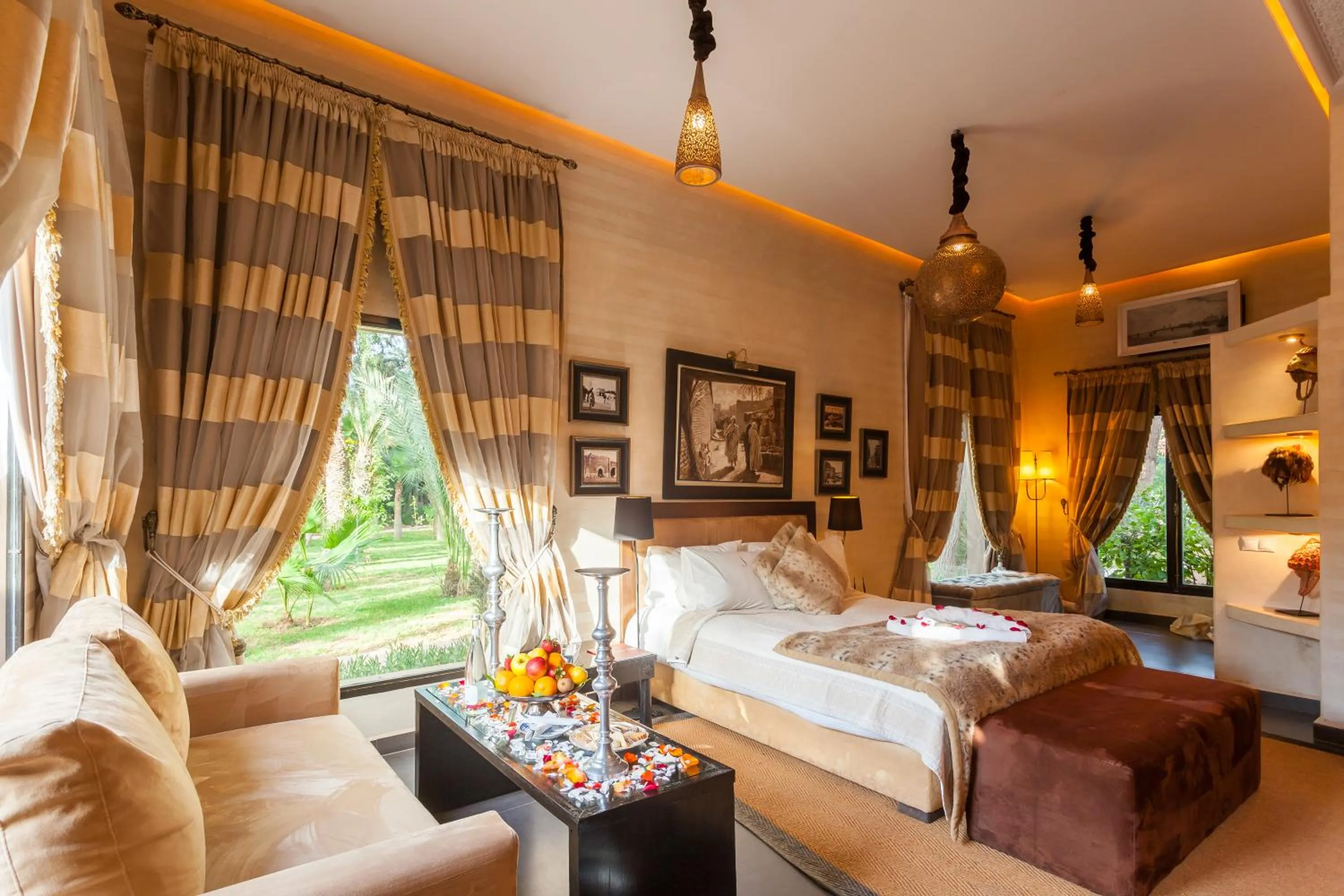 Living room in Le Palais Rhoul and Spa