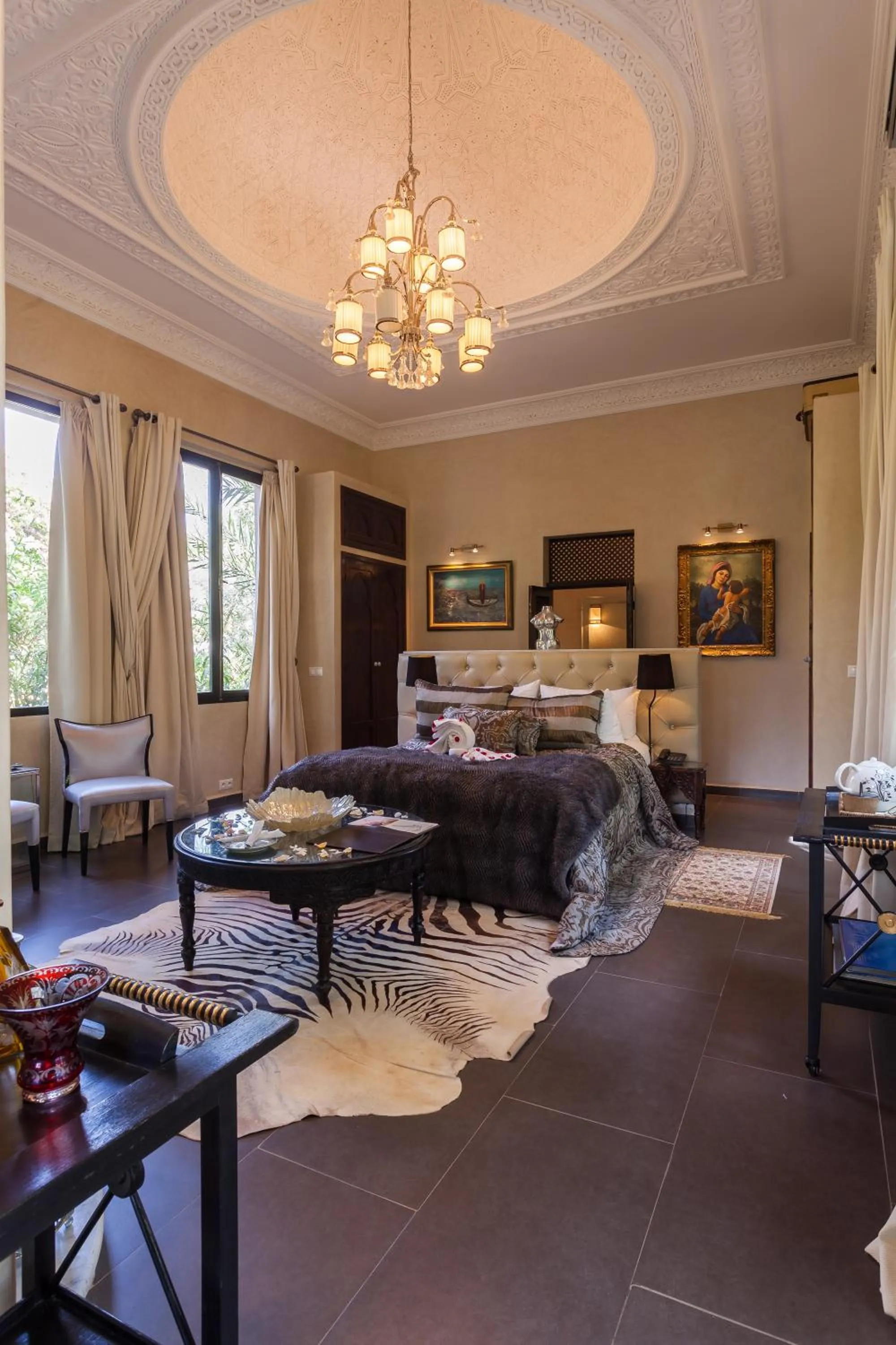 Bedroom in Le Palais Rhoul and Spa