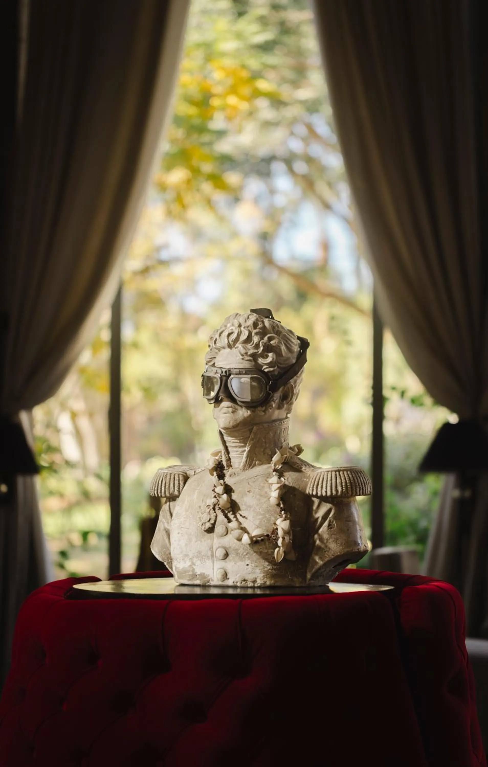 Decorative detail in Le Palais Rhoul and Spa