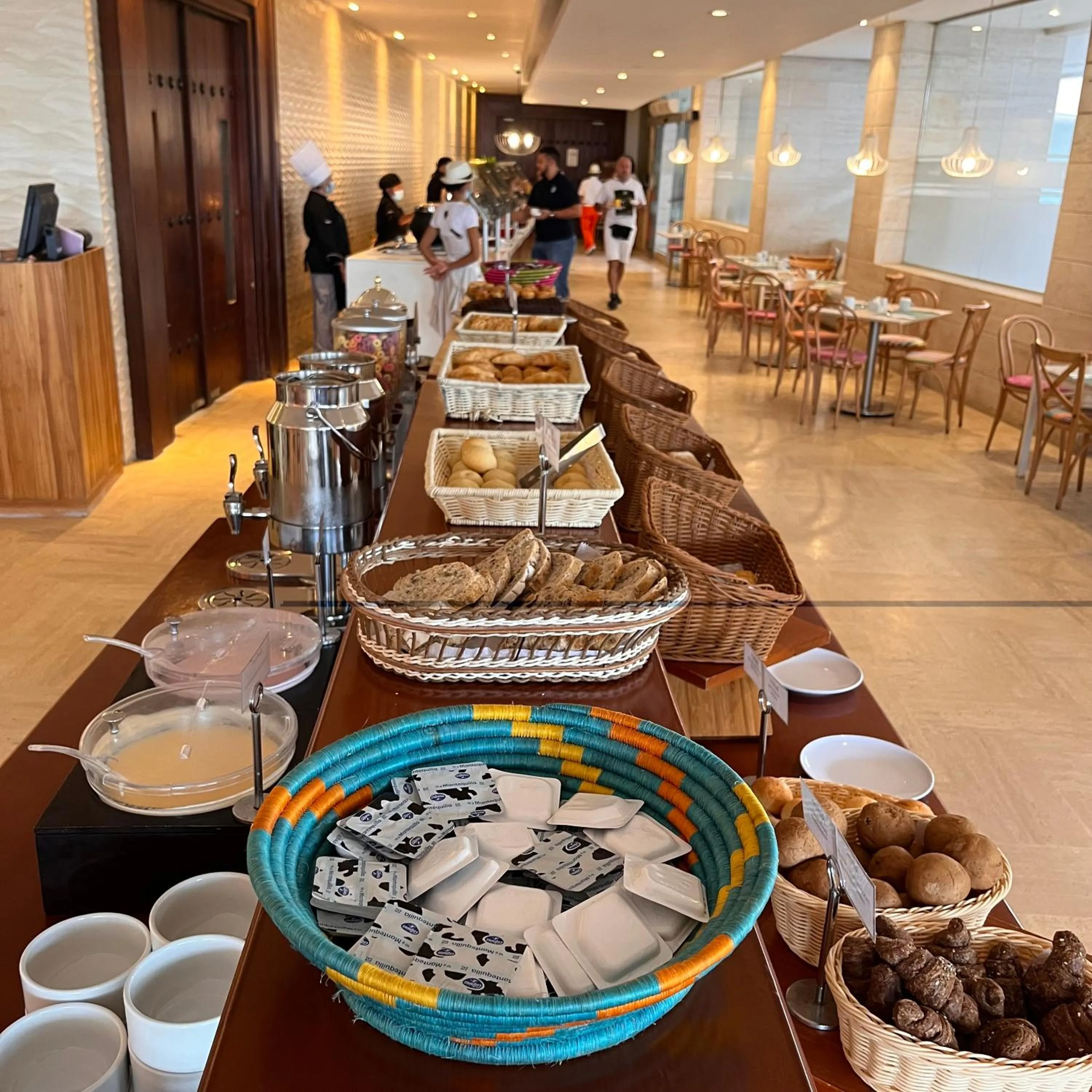 Breakfast in Radisson Cartagena Ocean Pavillion Hotel