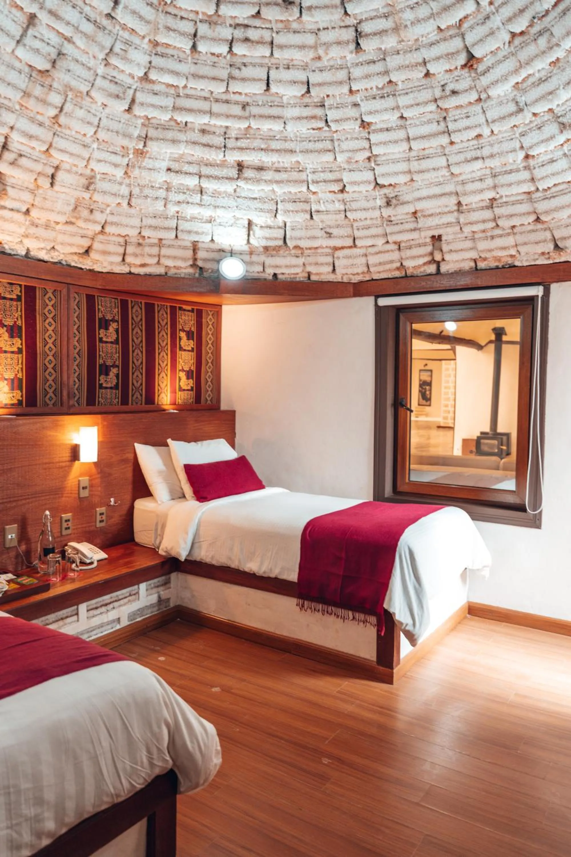 Bed in Hotel Palacio de Sal