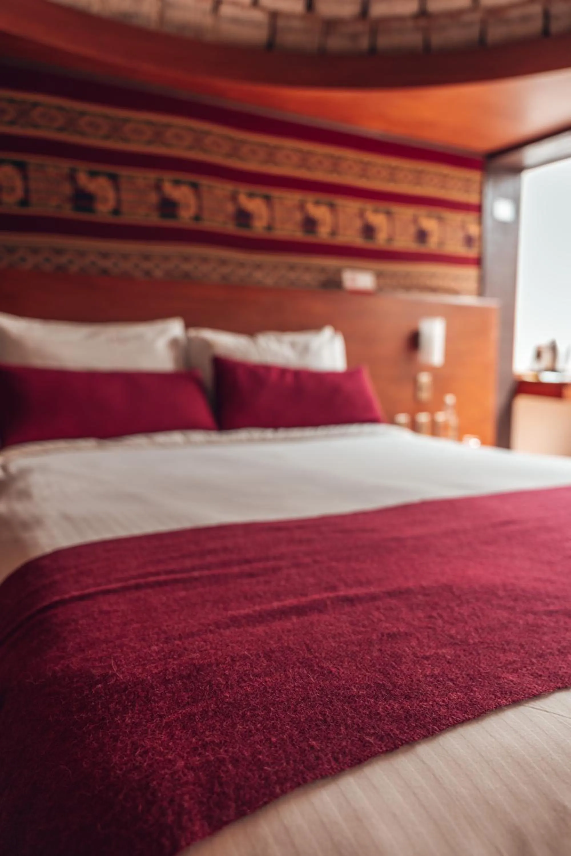 Bed in Hotel Palacio de Sal