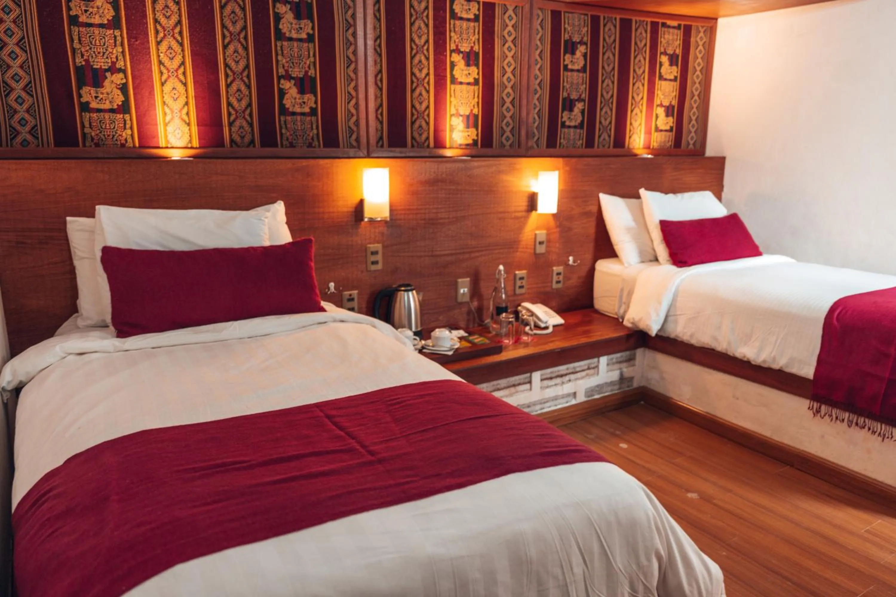 Bed in Hotel Palacio de Sal