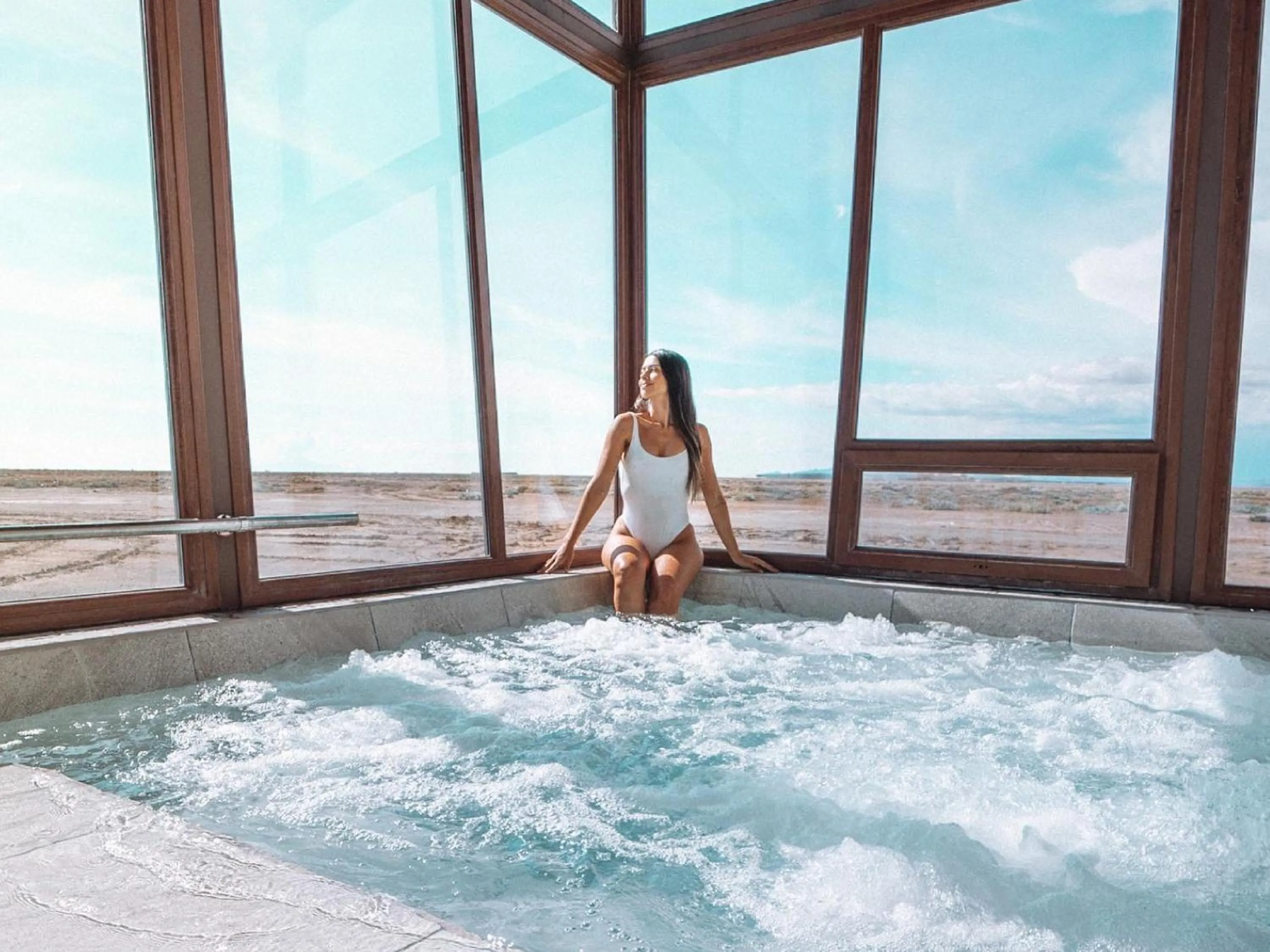 Hot Tub in Hotel Palacio de Sal