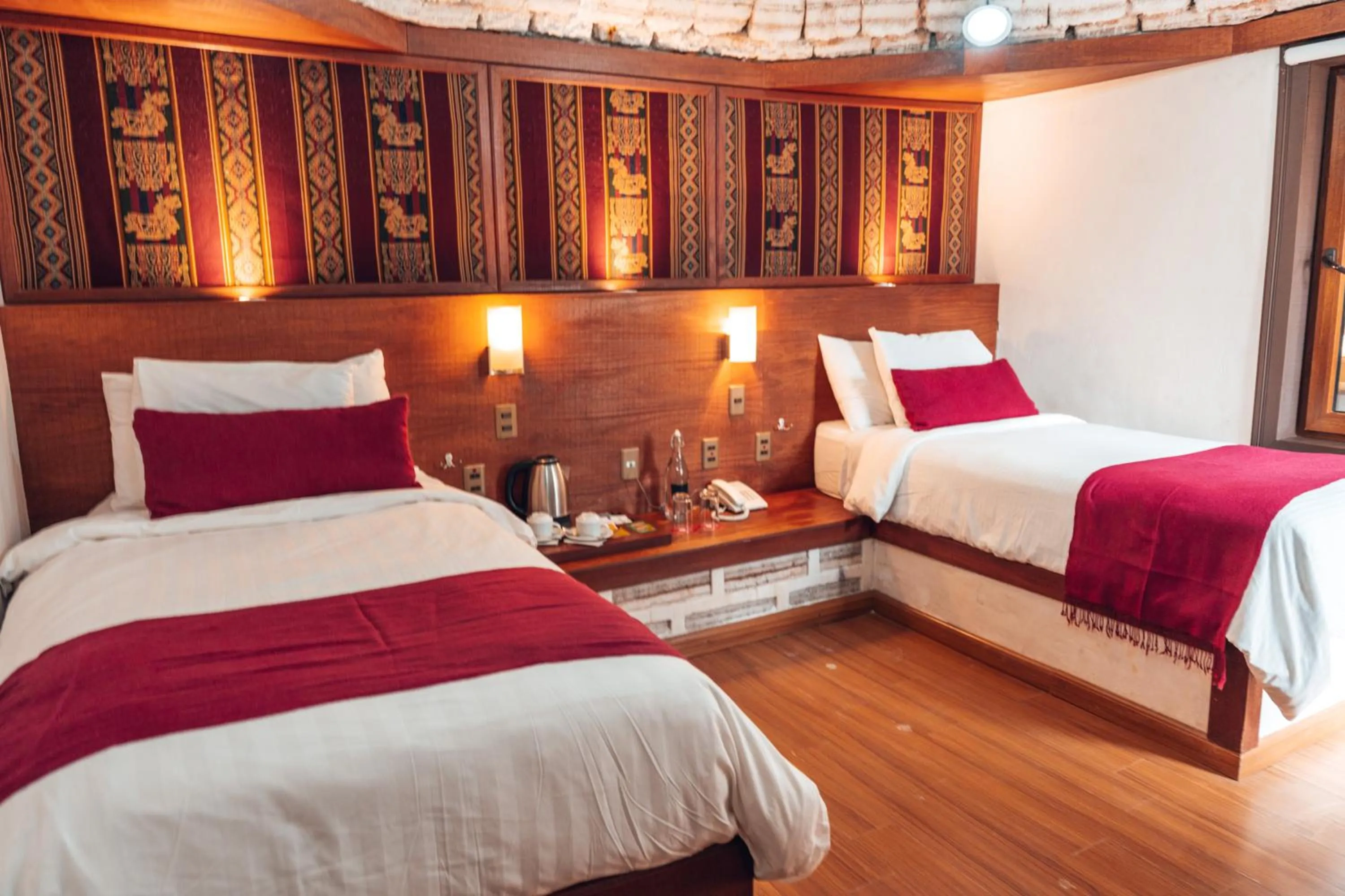 Bed in Hotel Palacio de Sal