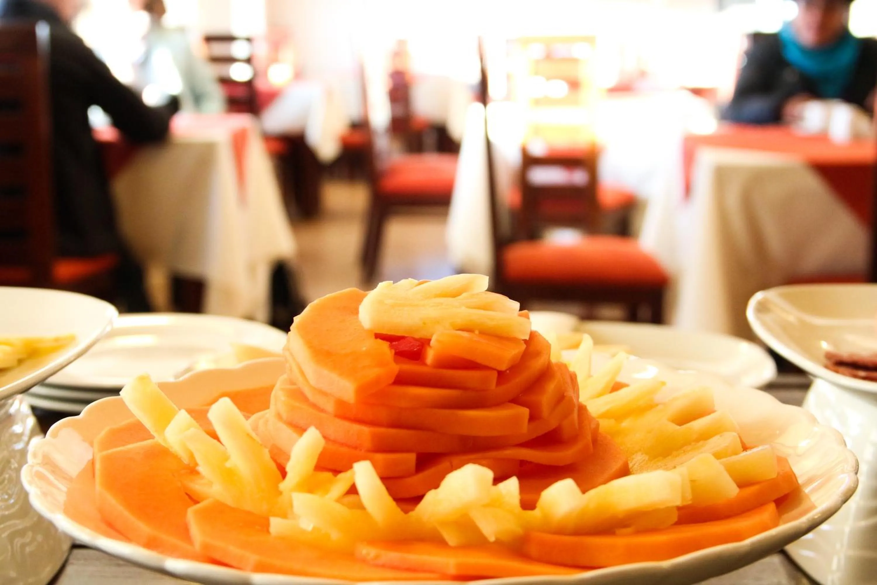 Food close-up in Hotel Palacio de Sal