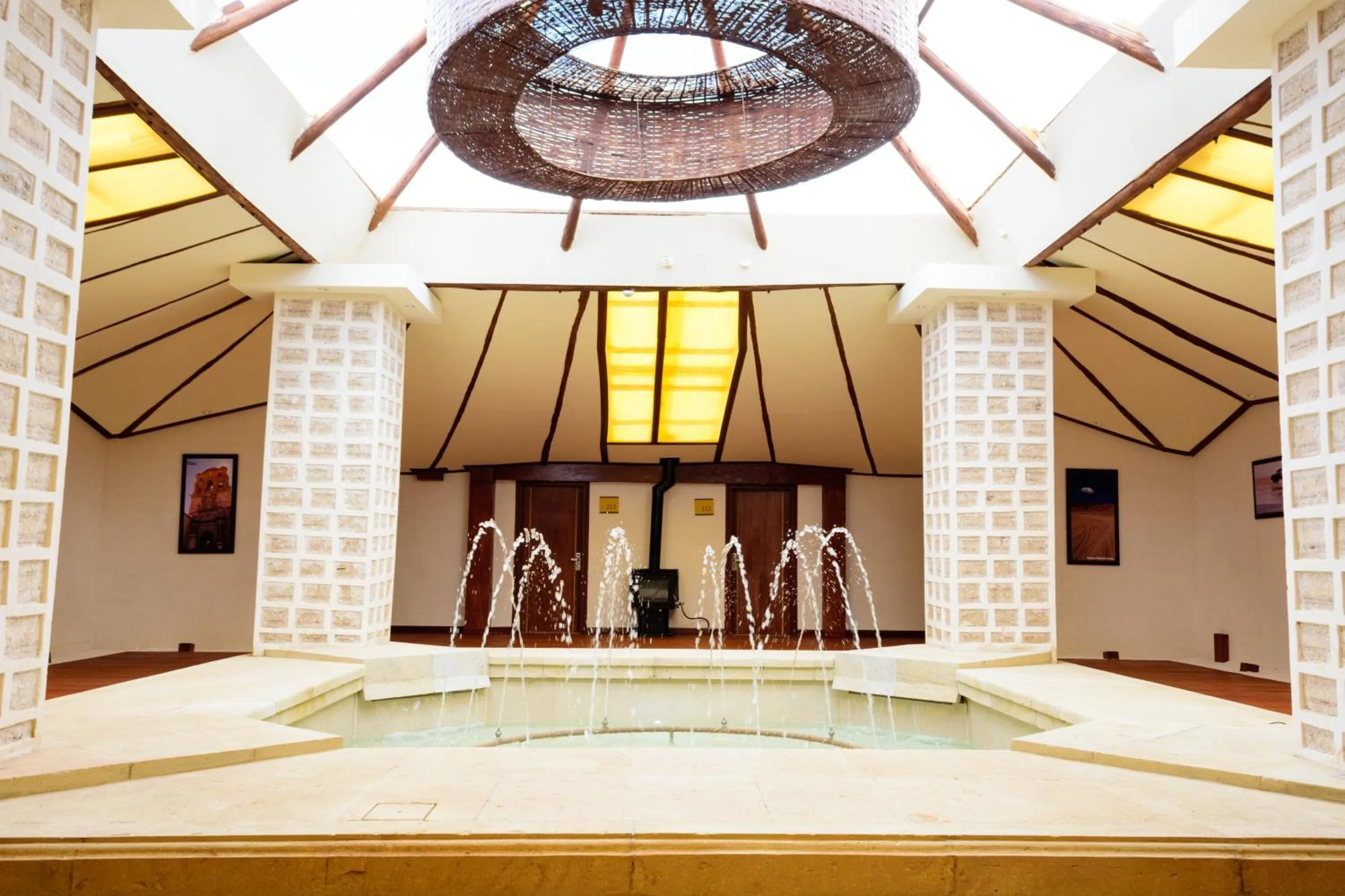 Decorative detail in Hotel Palacio de Sal