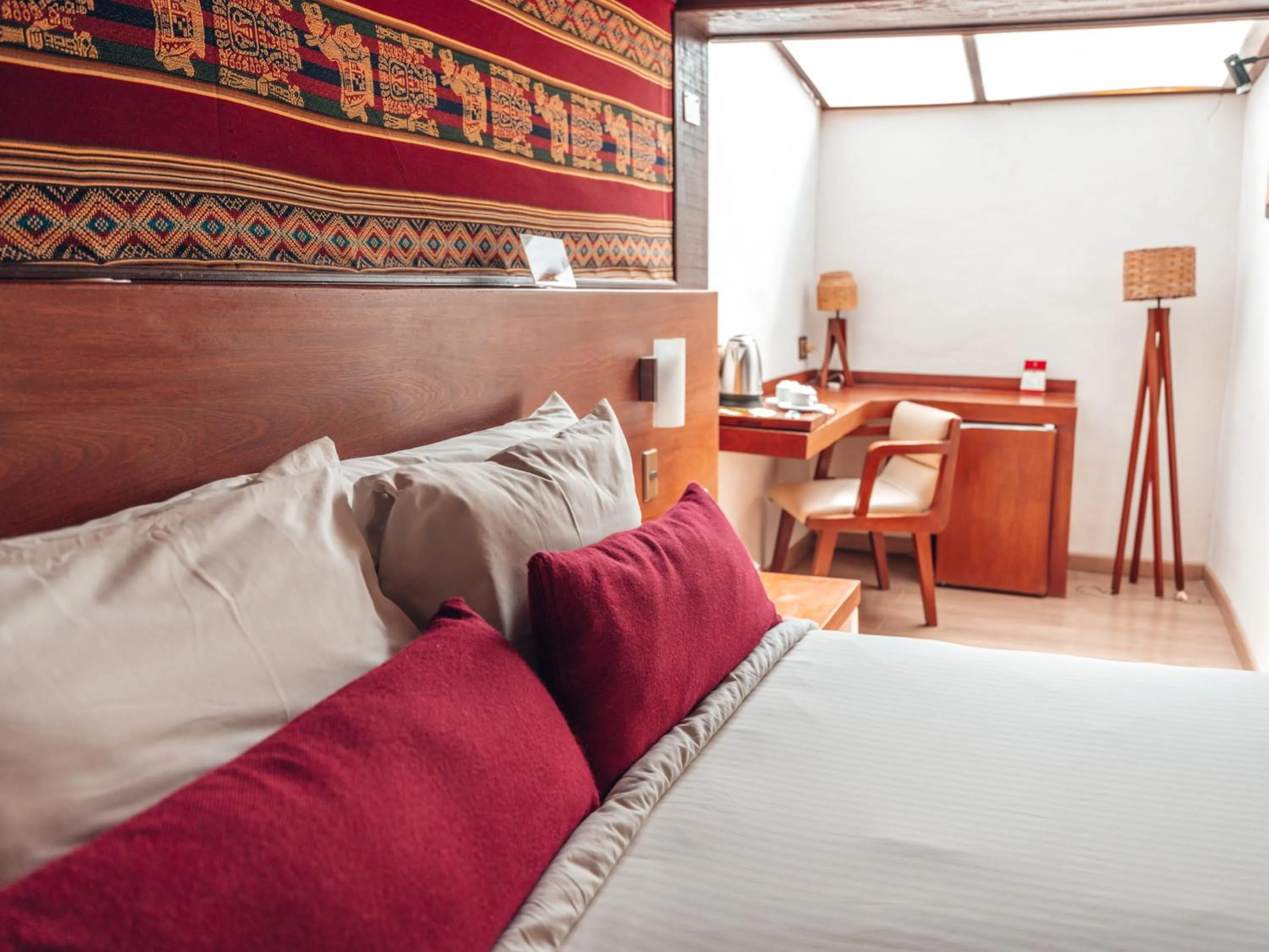 Bed in Hotel Palacio de Sal